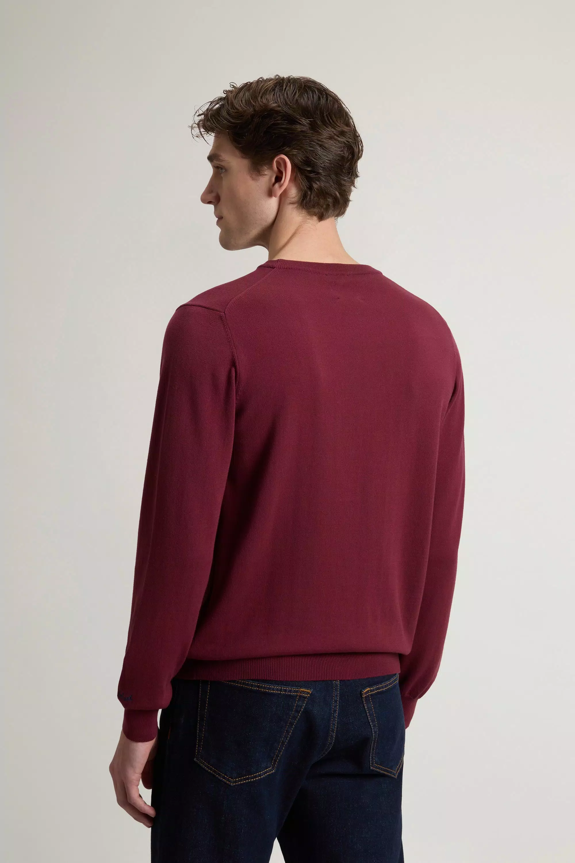 Sudadera con cuello redondo de algodón puro - Rododendro