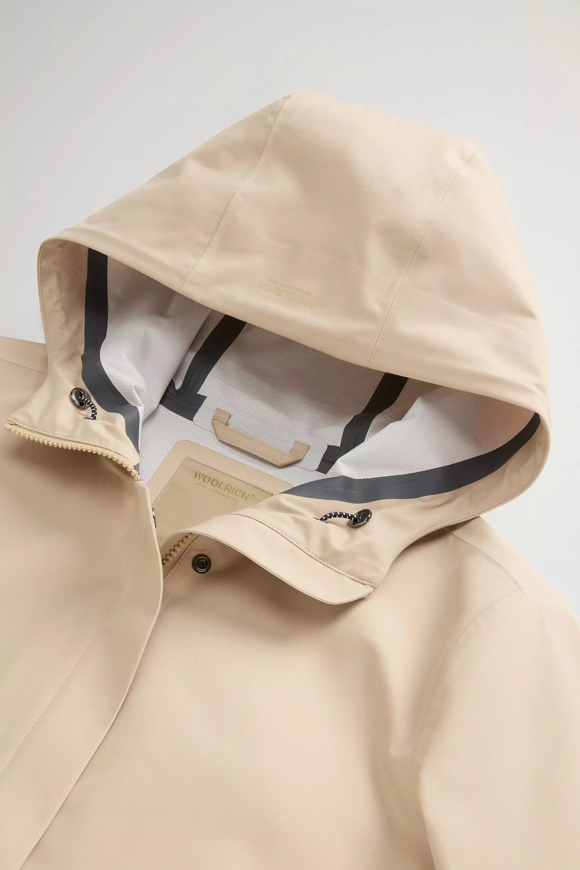 Parka impermeable en tejido ligero stretch - White Pepper