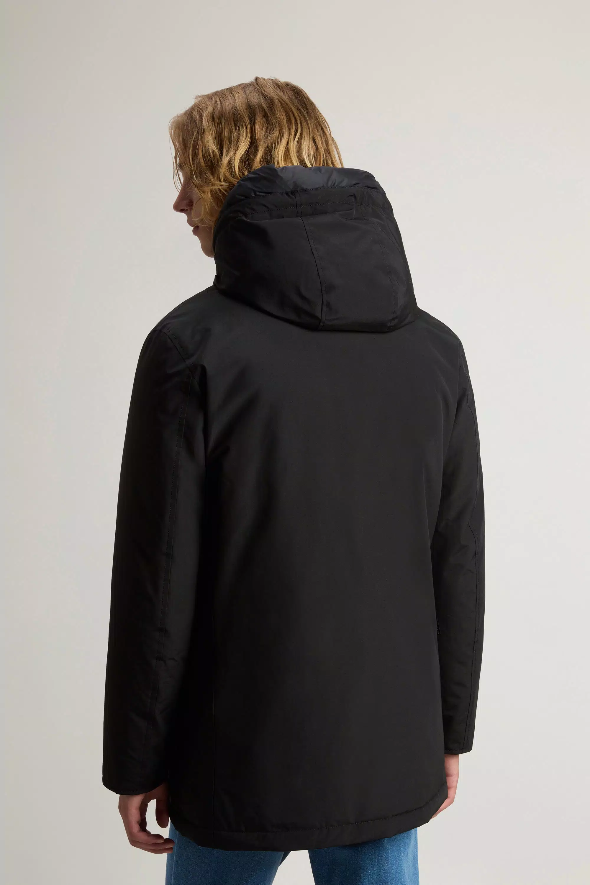 Parka Ártica en Tela Ramar - Negro