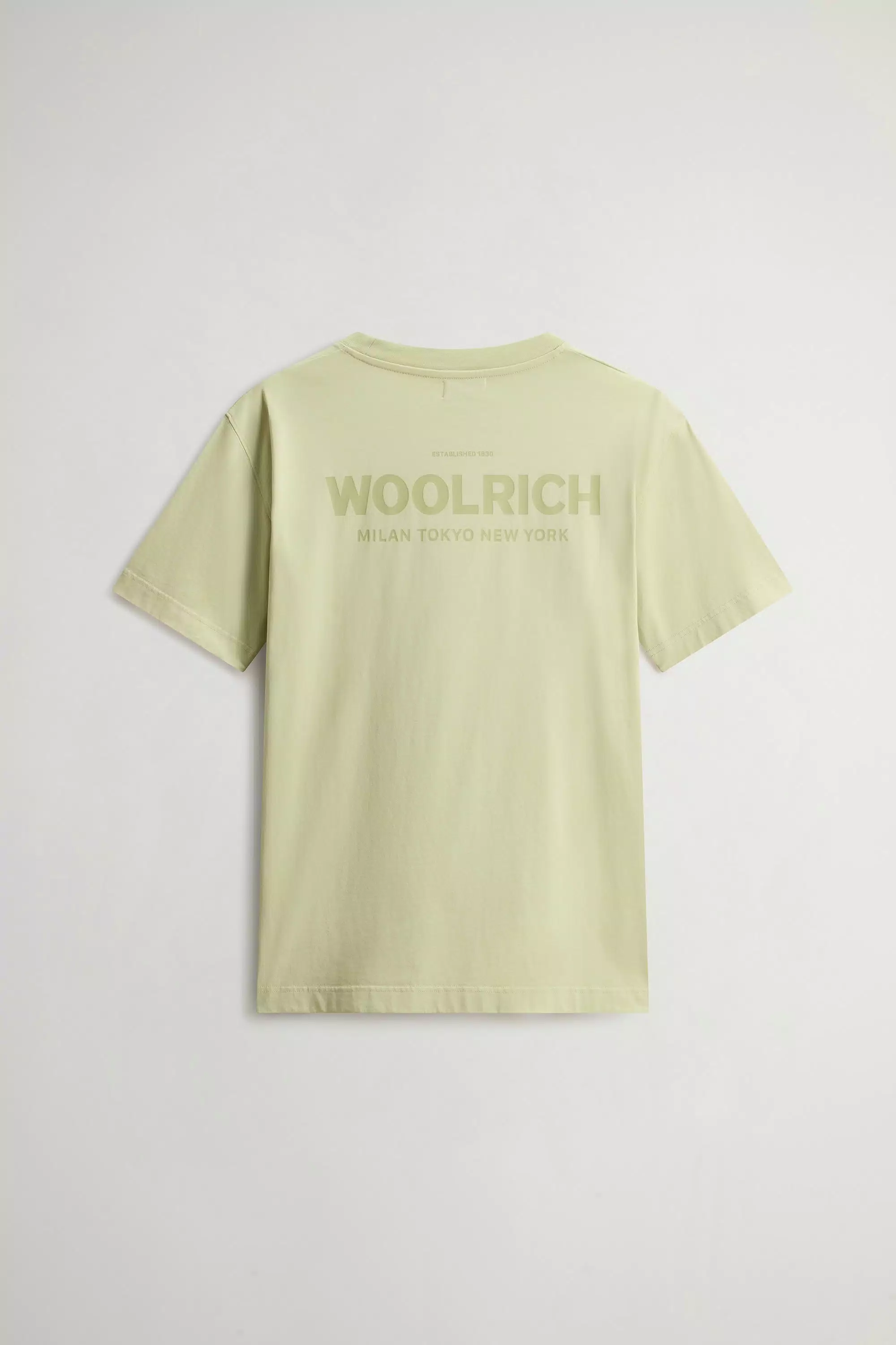 Camiseta de Algodón Puro con Logotipo - Lint
