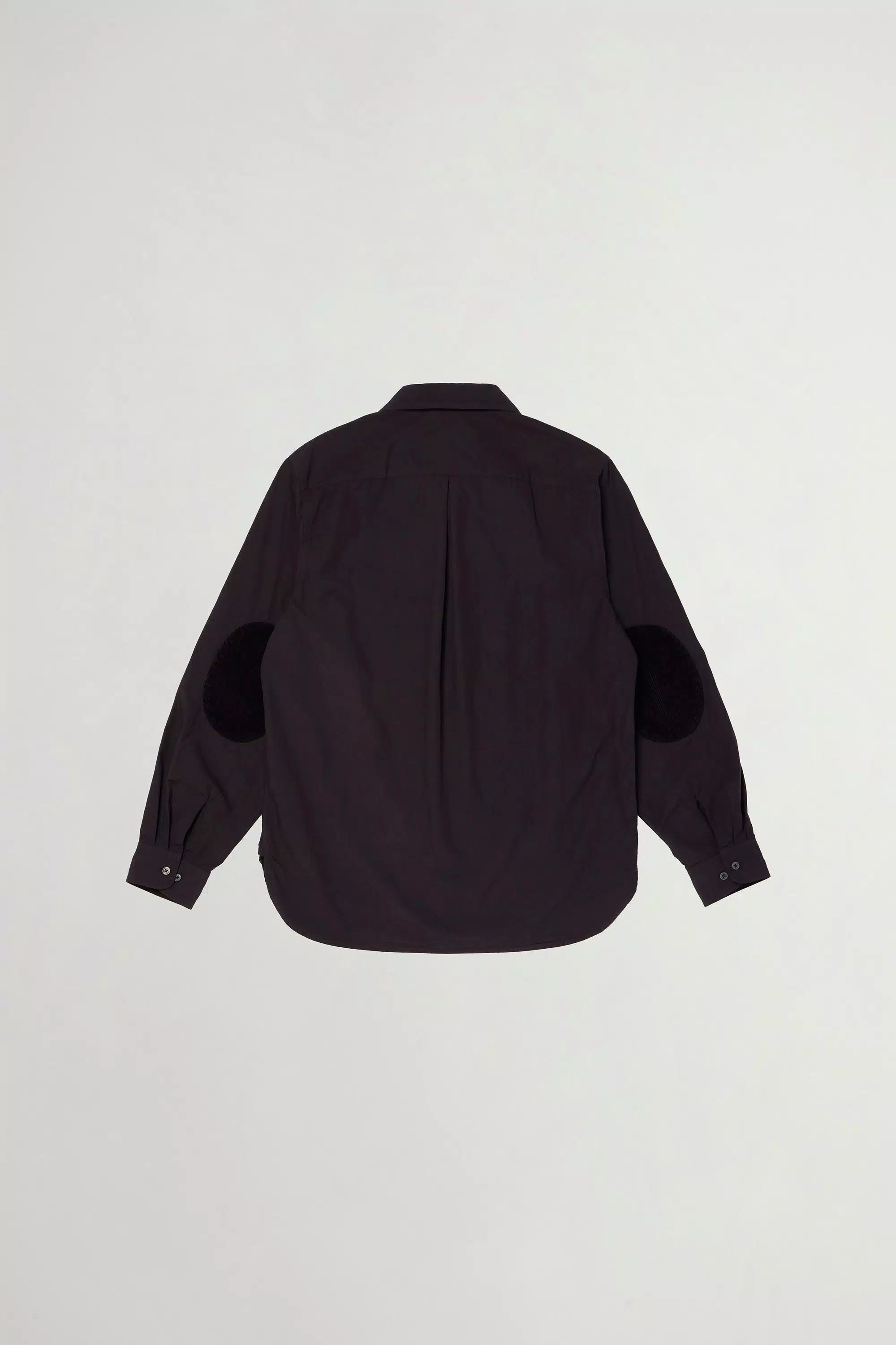 Camisa de país teñida en tejido de popelín de algodón puro - Gris carbón