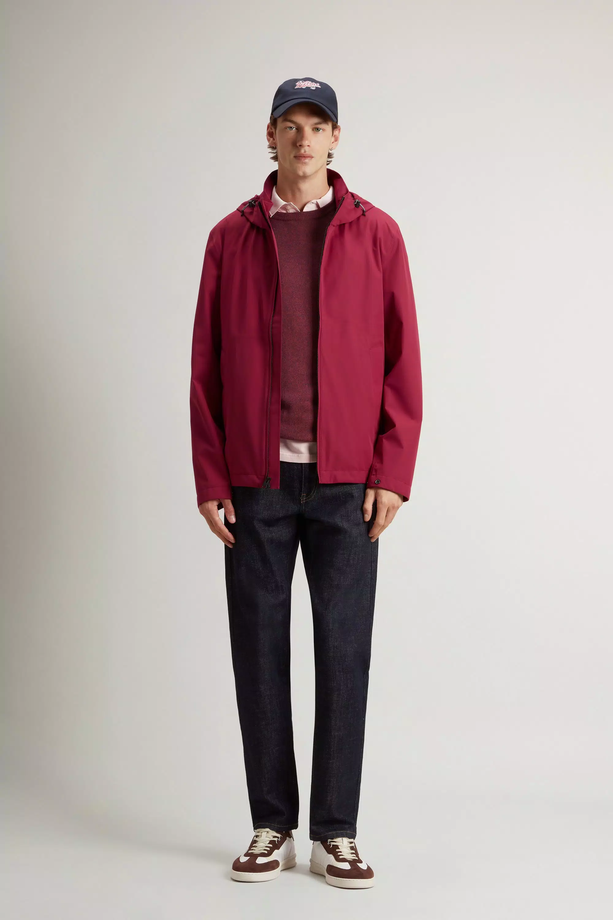 Chaqueta Pacific en tejido de dos capas - Rododendro