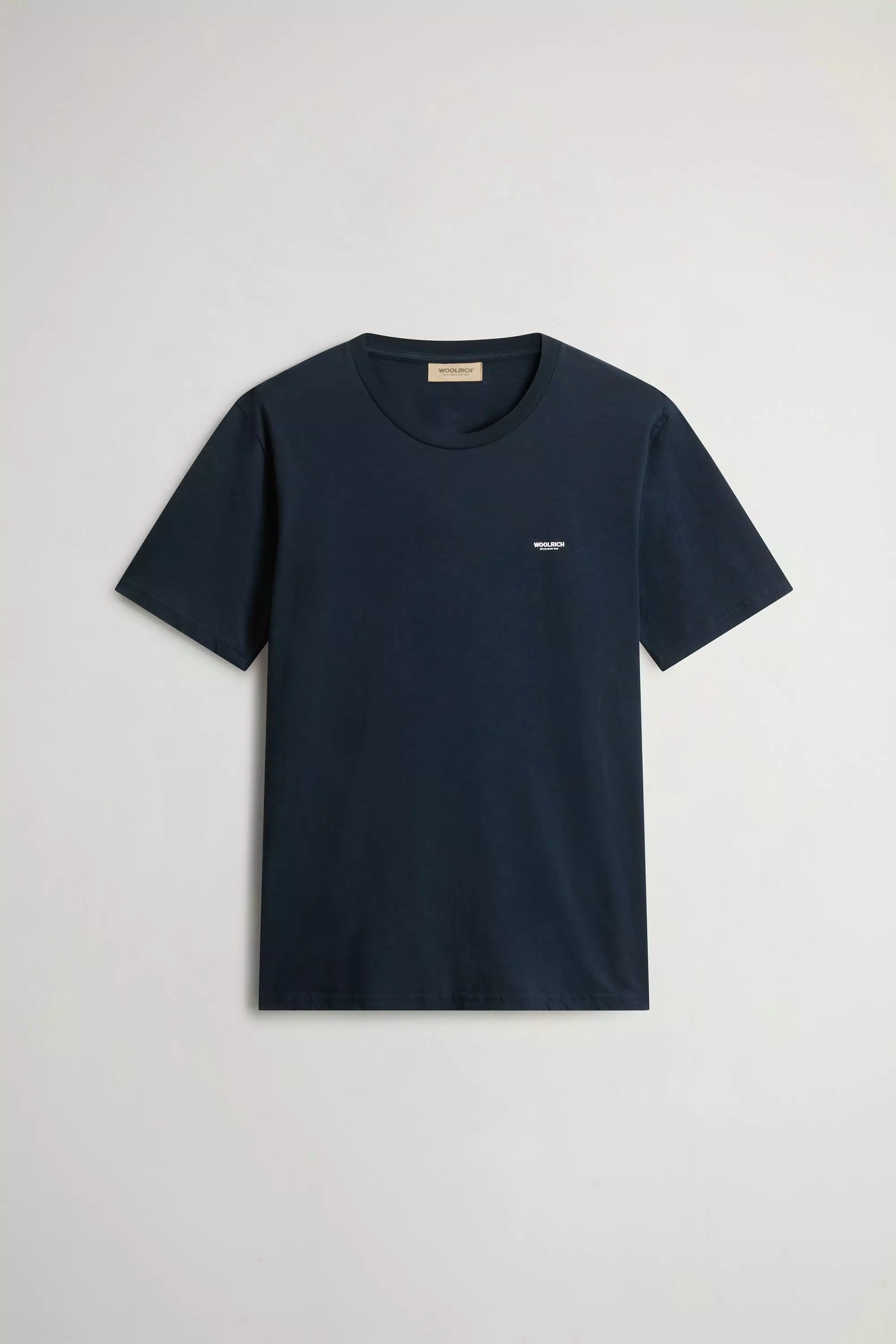 Camiseta Slub de Algodón Puro - Azul Melton