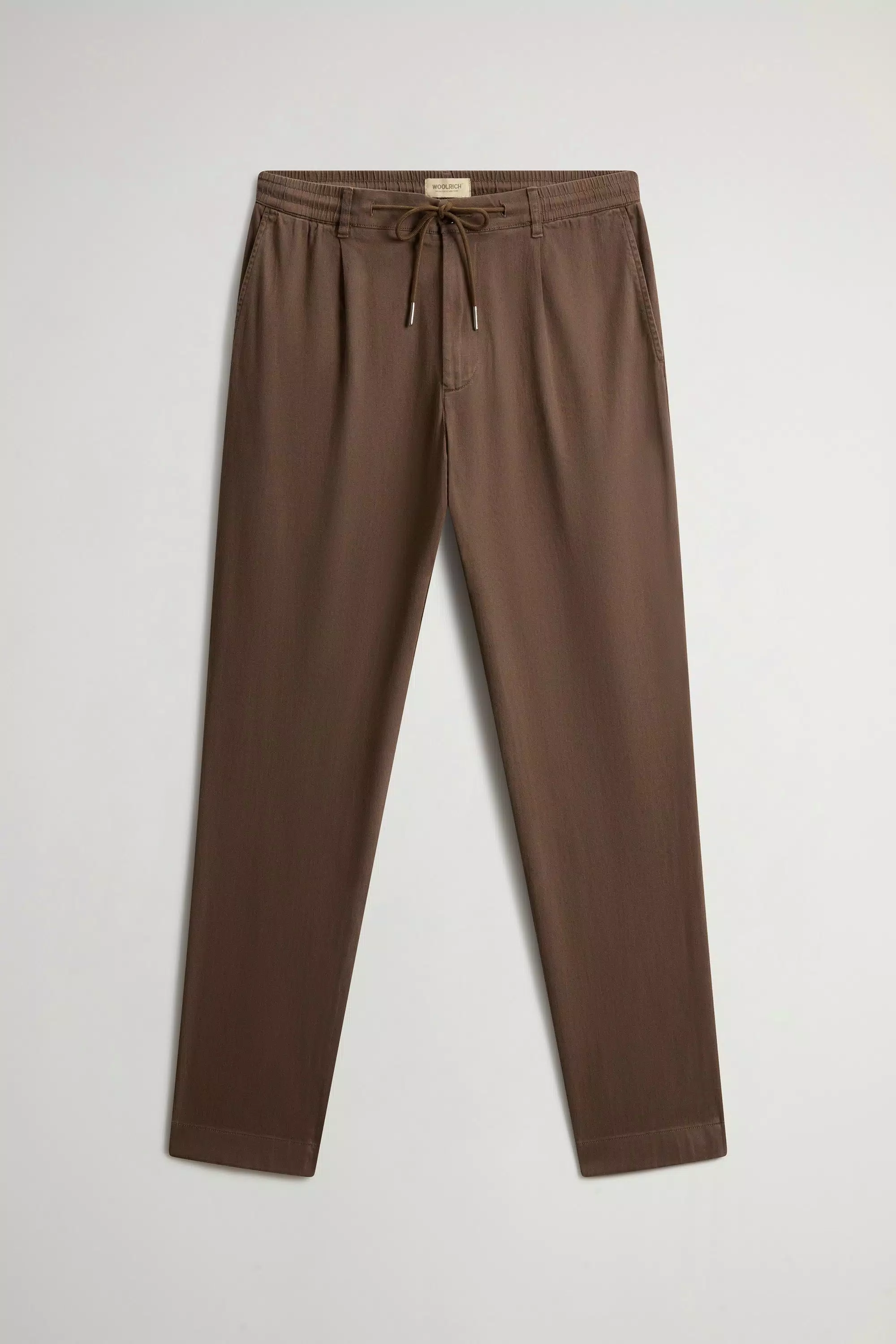 Pantalones Milton teñidos en tejido de algodón y lino - Negro azulado
