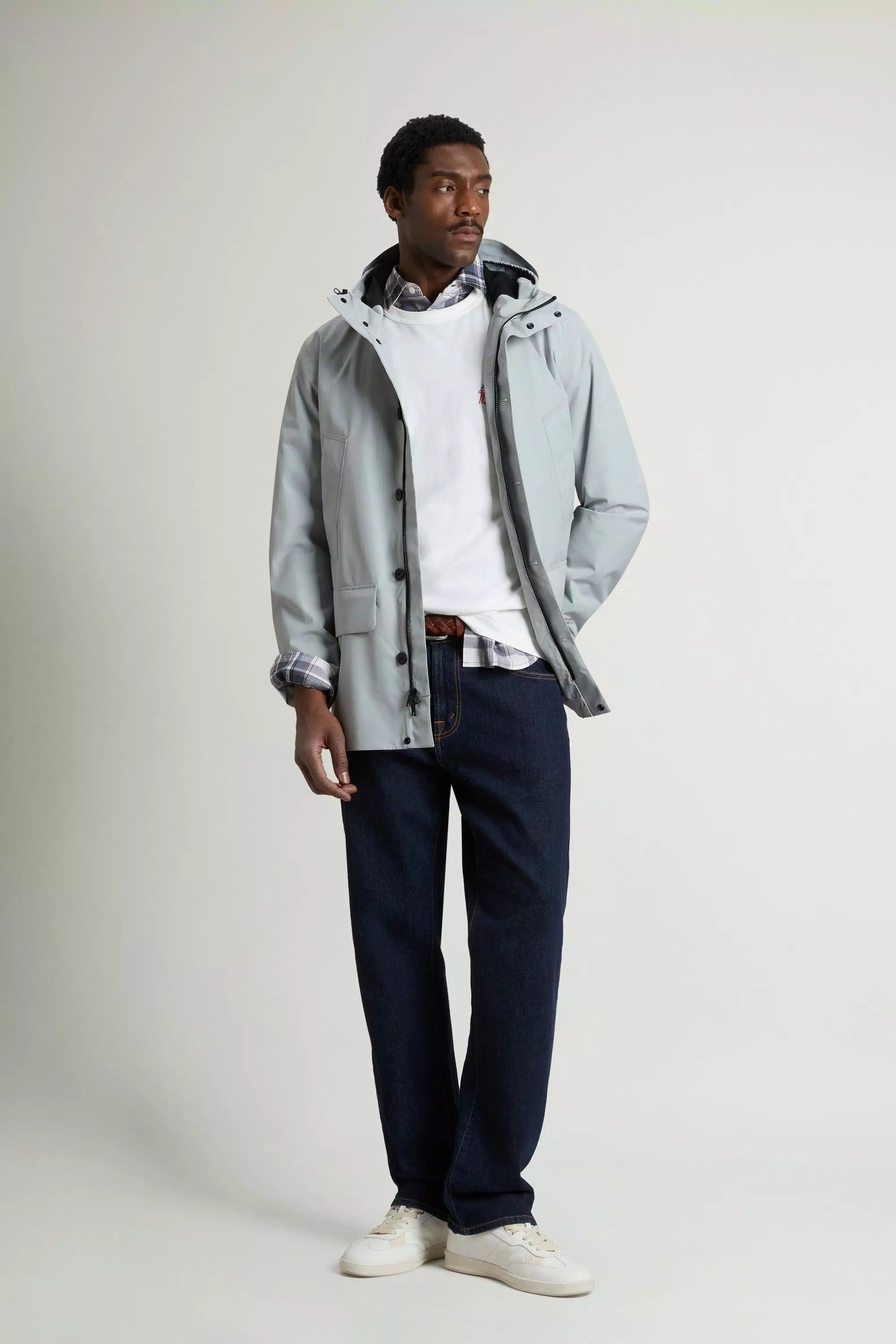 Parka de verano en tejido WINDSTOPPER de GORE-TEX LABS - Harbor Mist