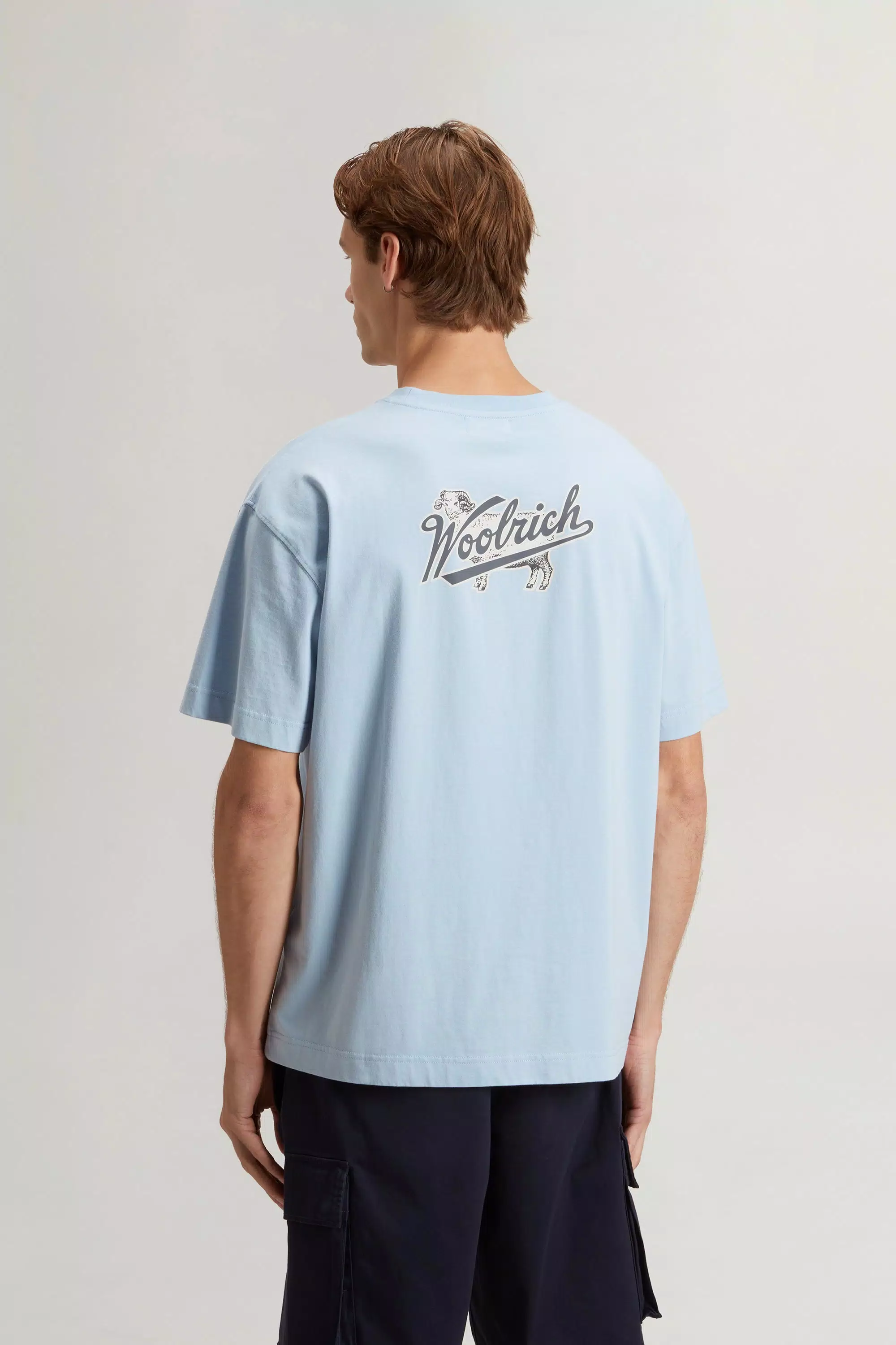 Camiseta de Algodón Puro con Logotipo - Flask