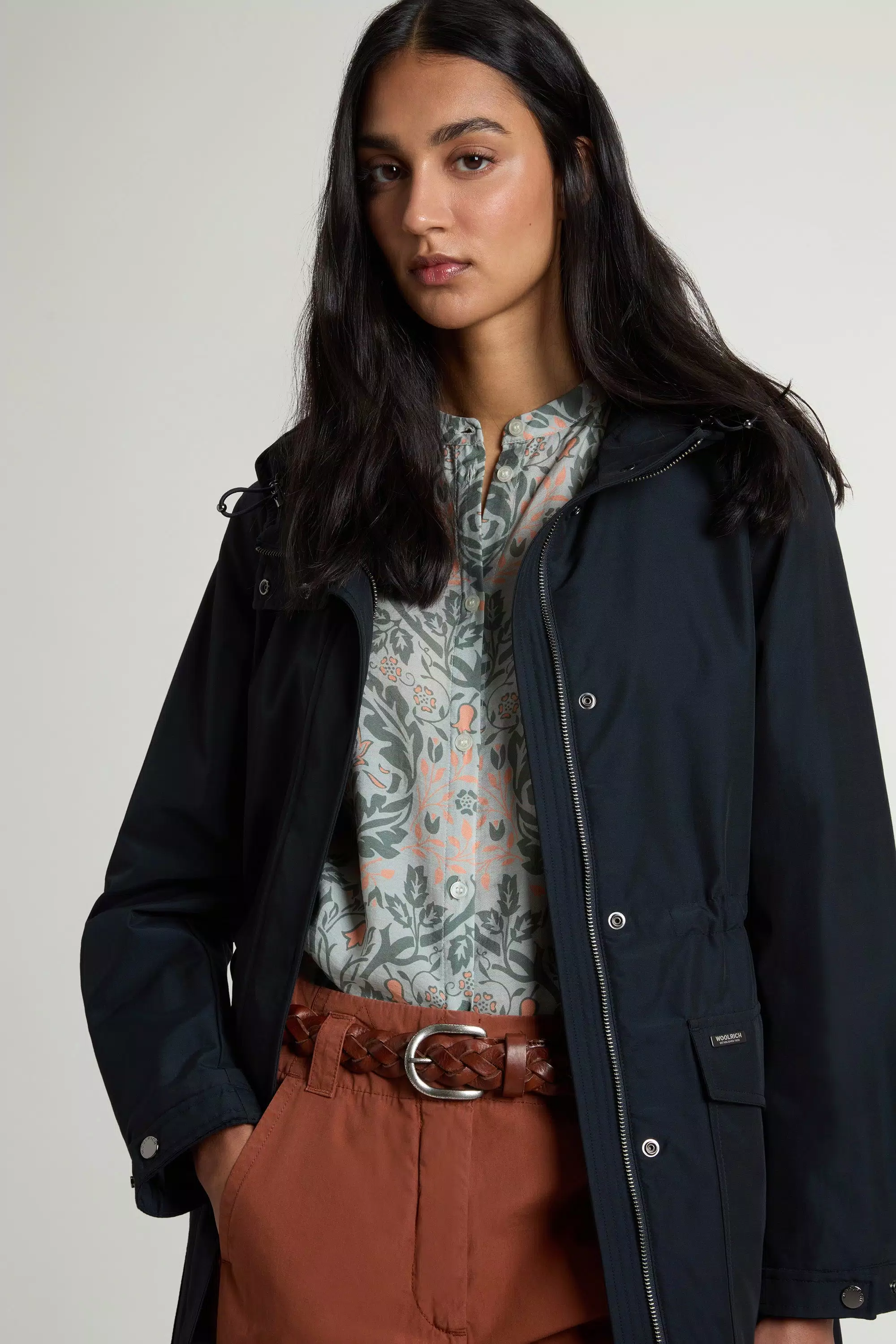 Parka en Light Ramar - Navy Oscuro