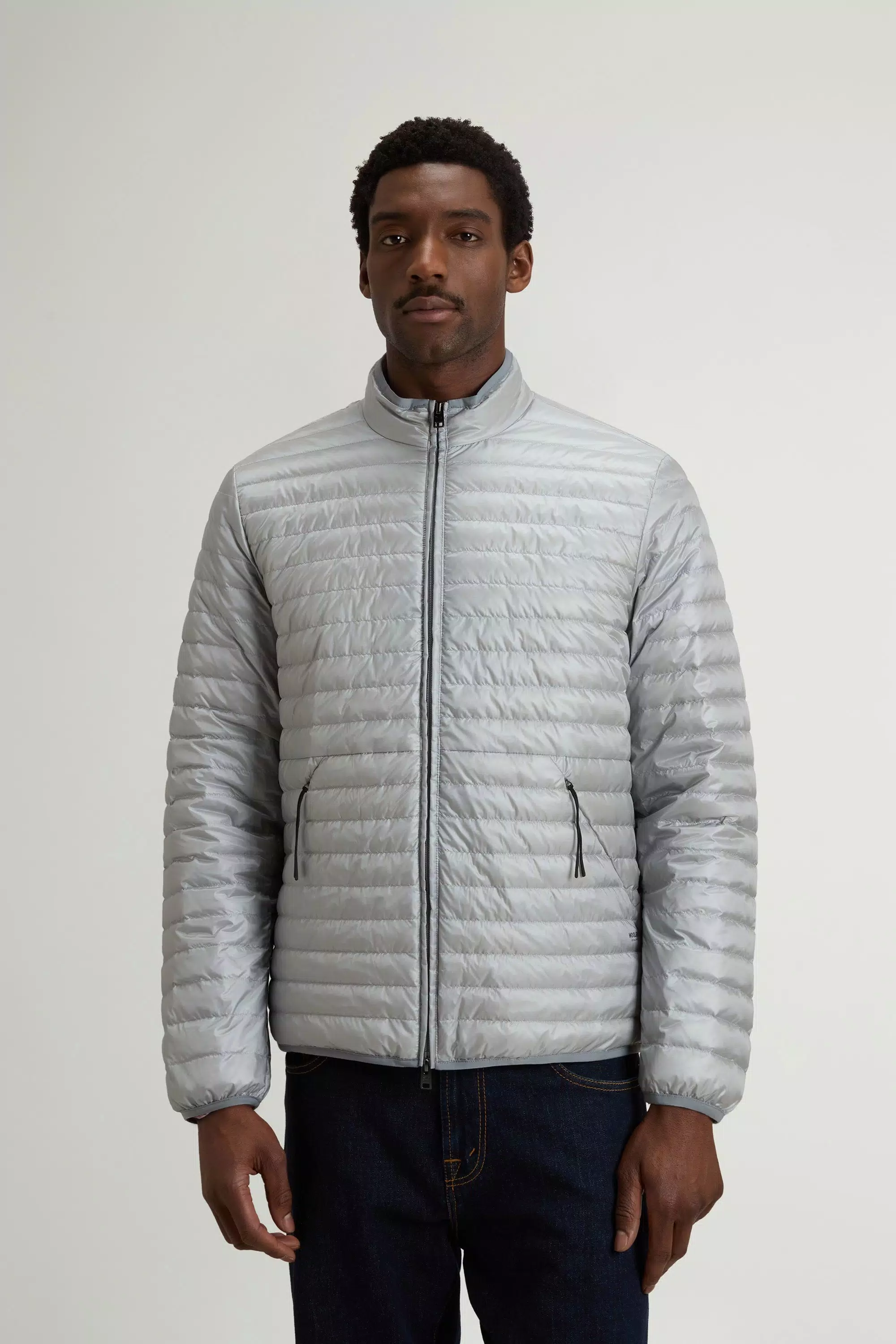 Chaqueta de plumón Allen ligera en nylon ripstop - Niebla del puerto