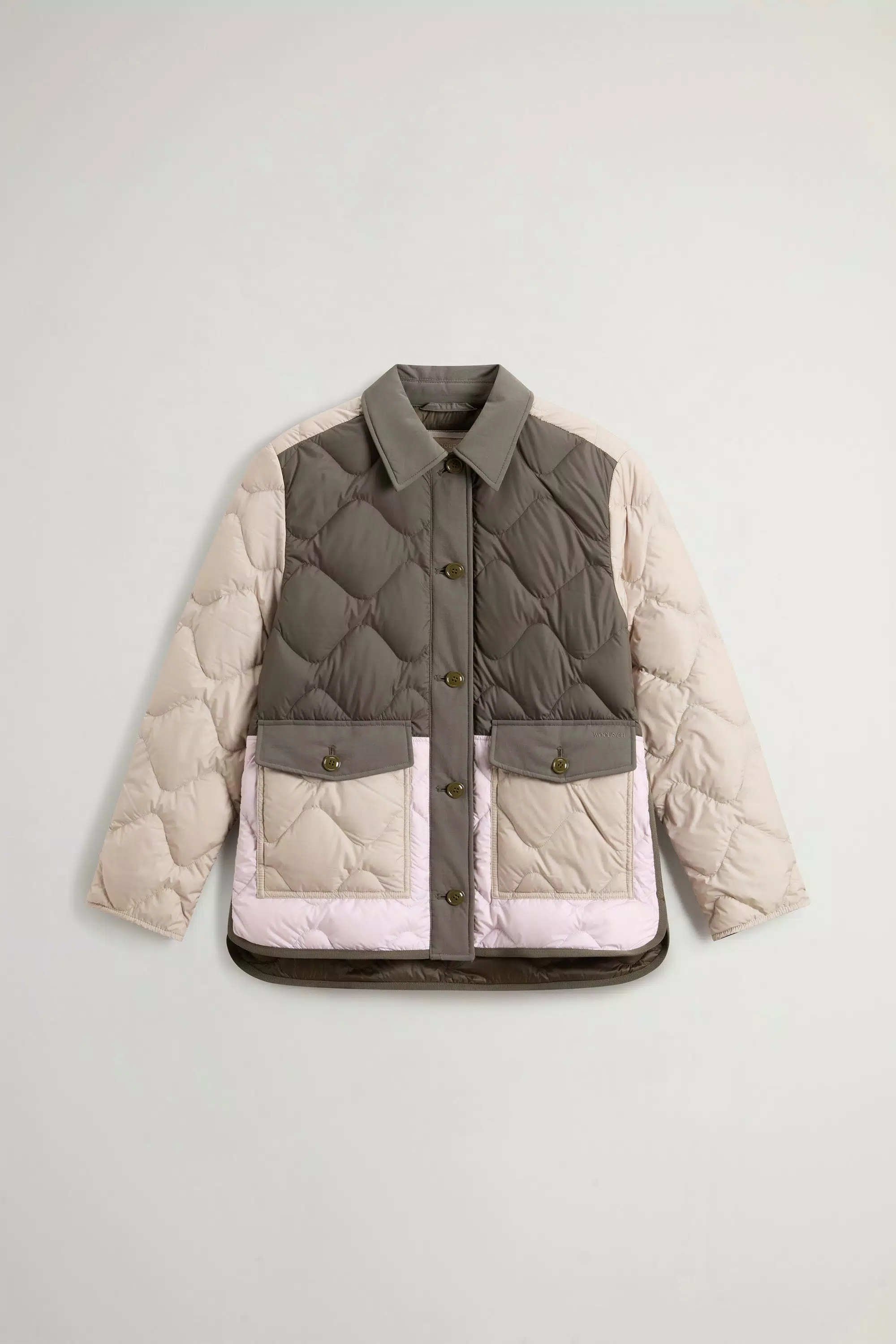 Chaqueta Heritage de Microfibra Estampada - Bloque Tan Oxford