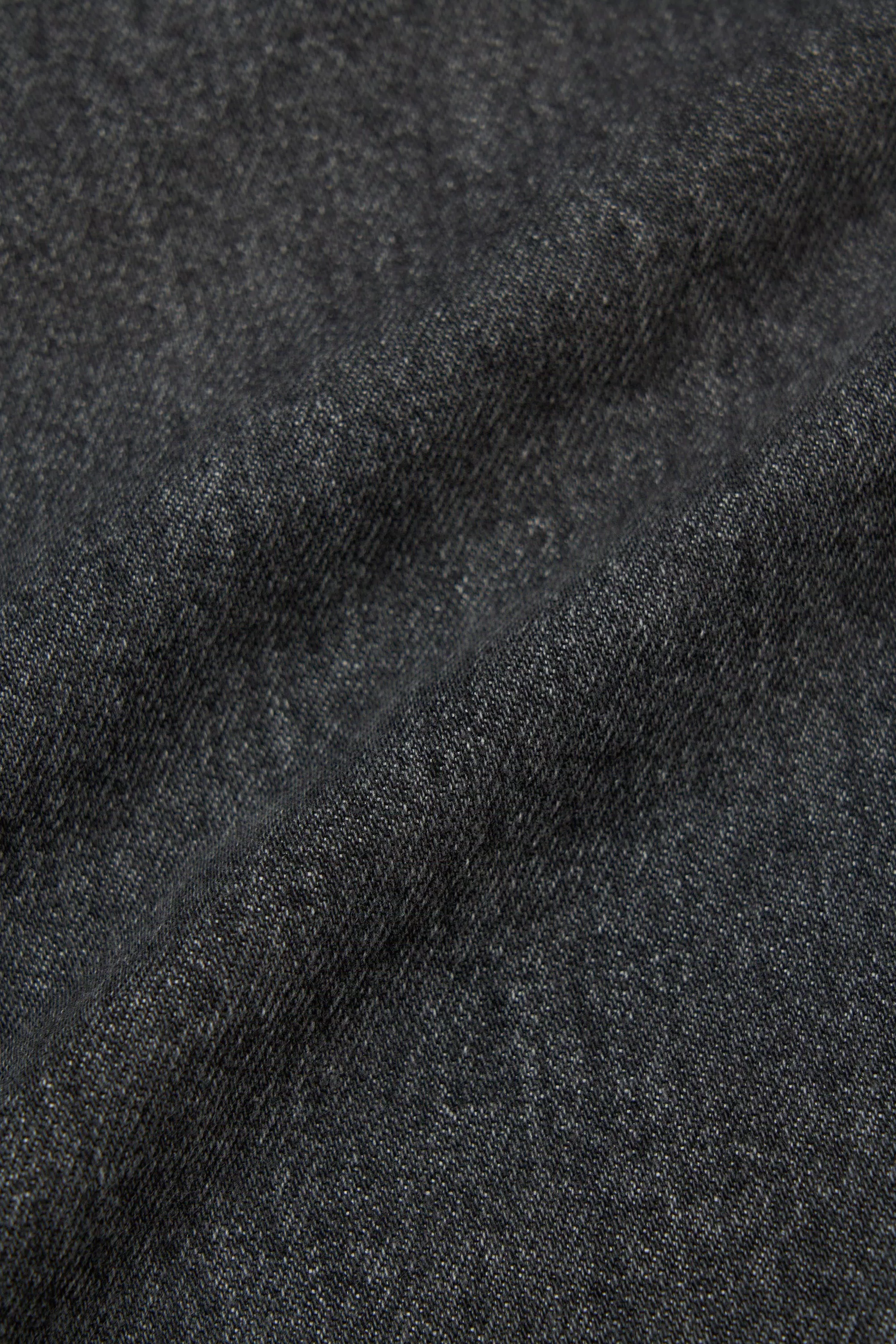 Pantalones de 5 bolsillos en denim de algodón puro - Gris