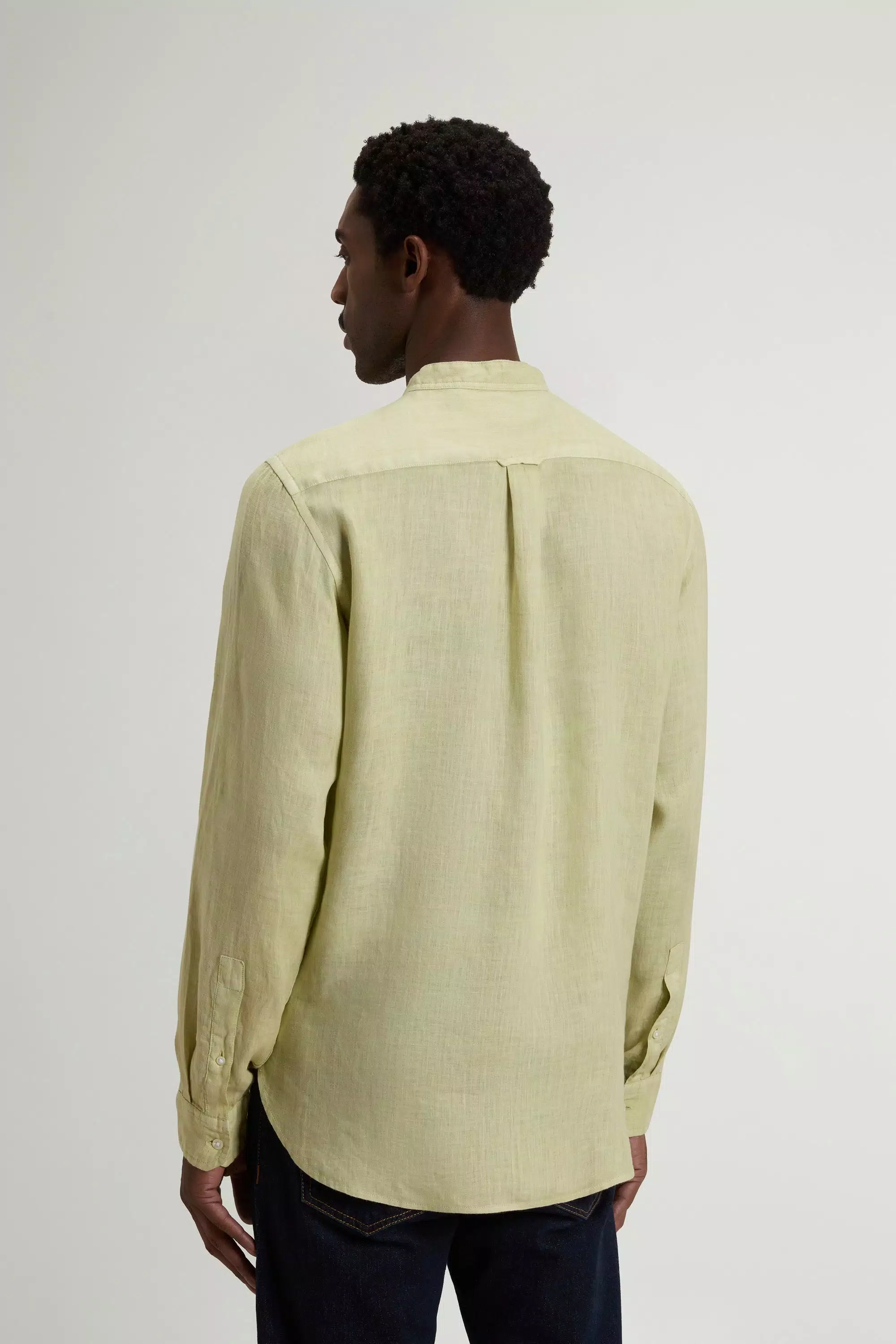 Camisa de lino puro teñida en prenda - Lint