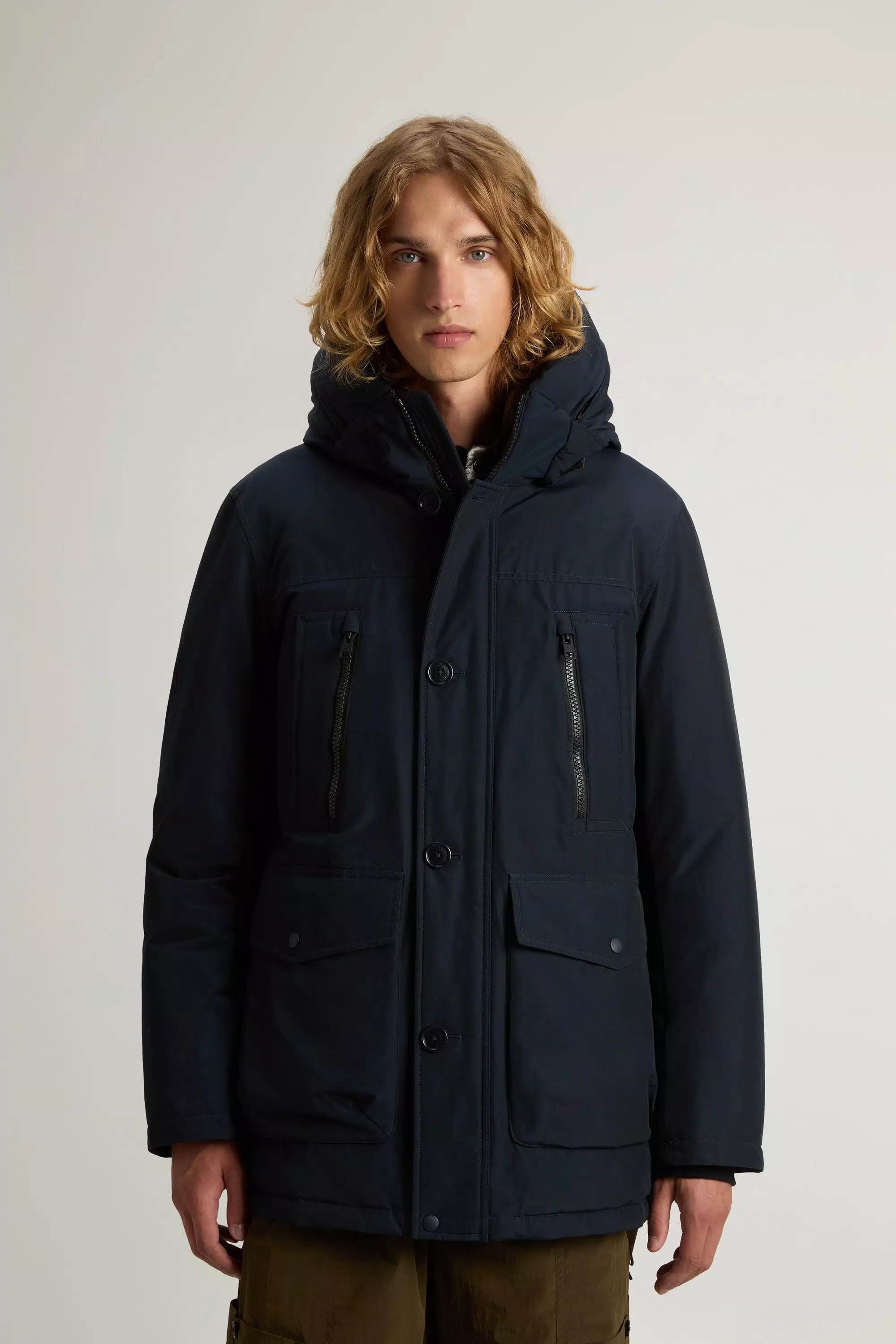 Parka Ártica Evolution en Tela Ramar - Azul Melton