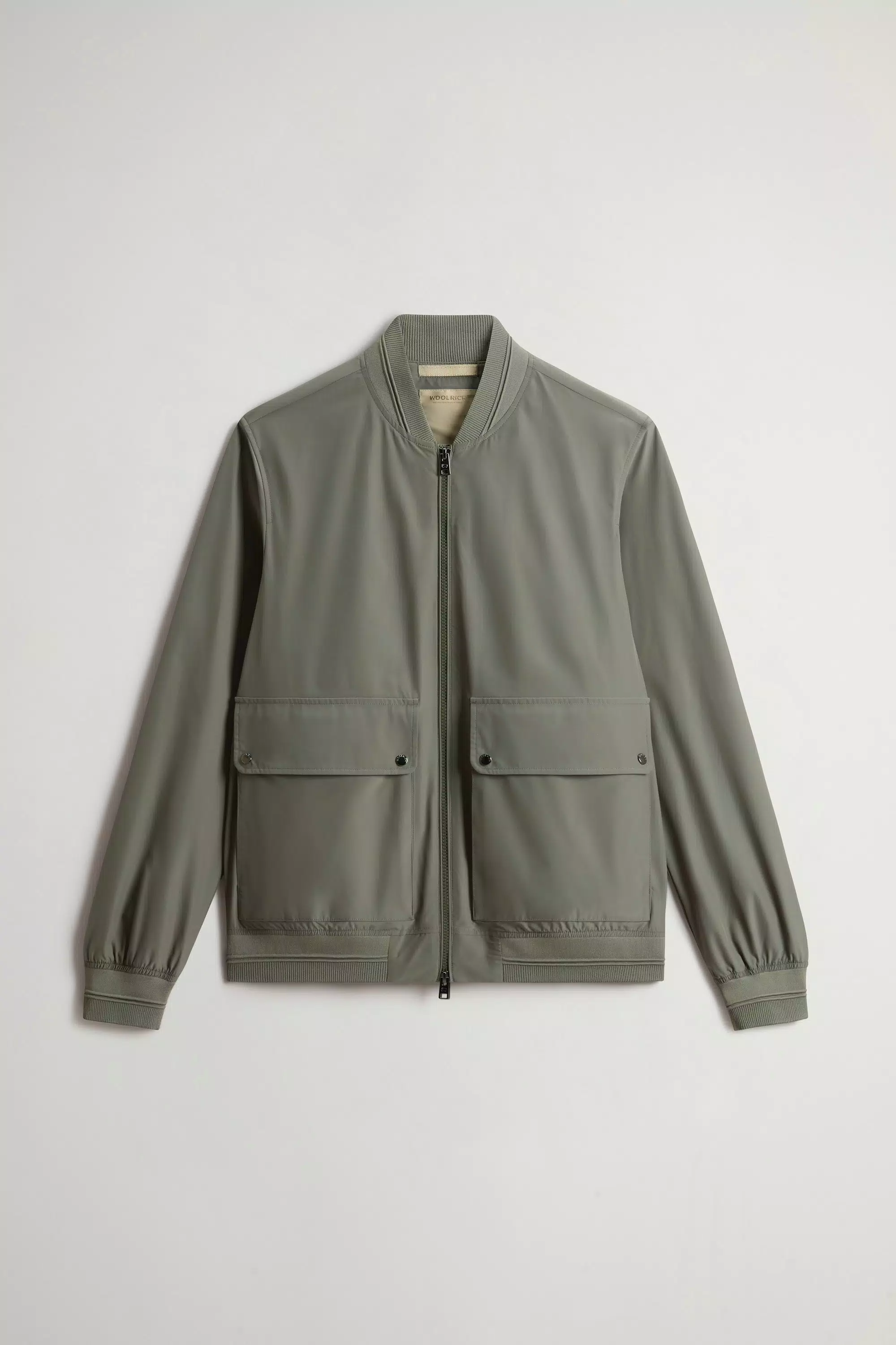 Chaqueta bomber Wesley en tejido Urban Touch - Oliva humo