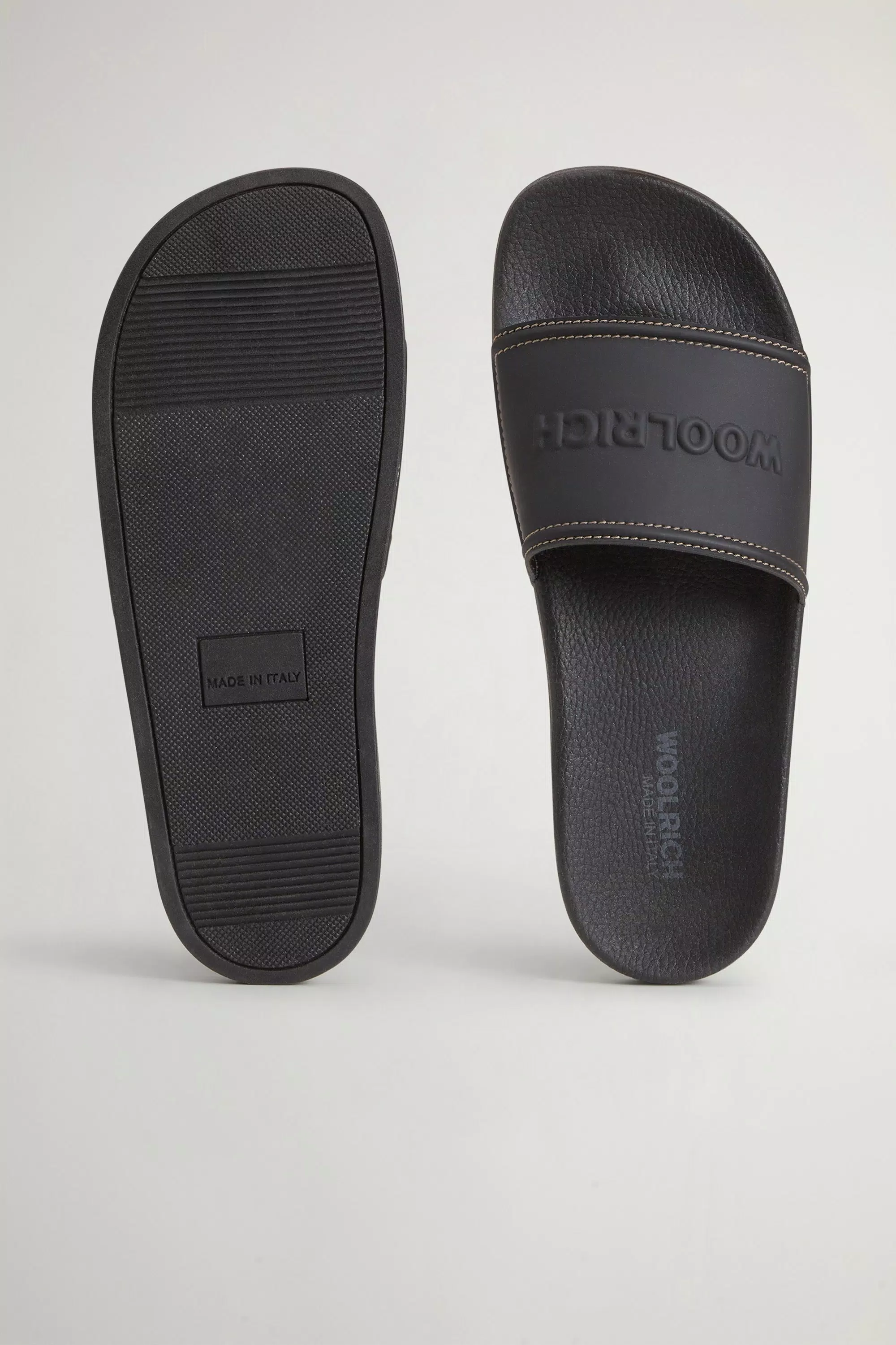Chanclas con logotipo - Negro