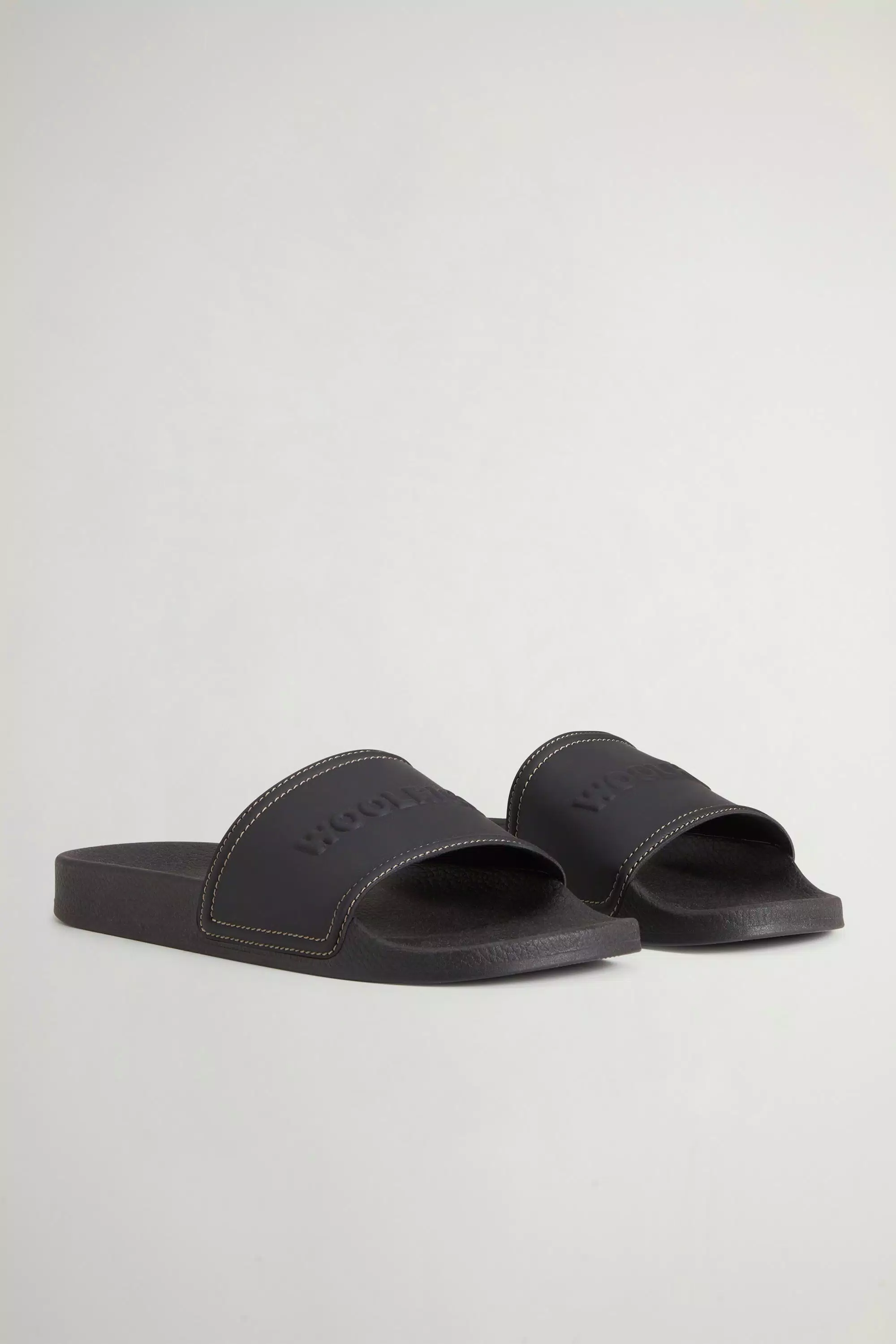 Chanclas con logotipo - Negro