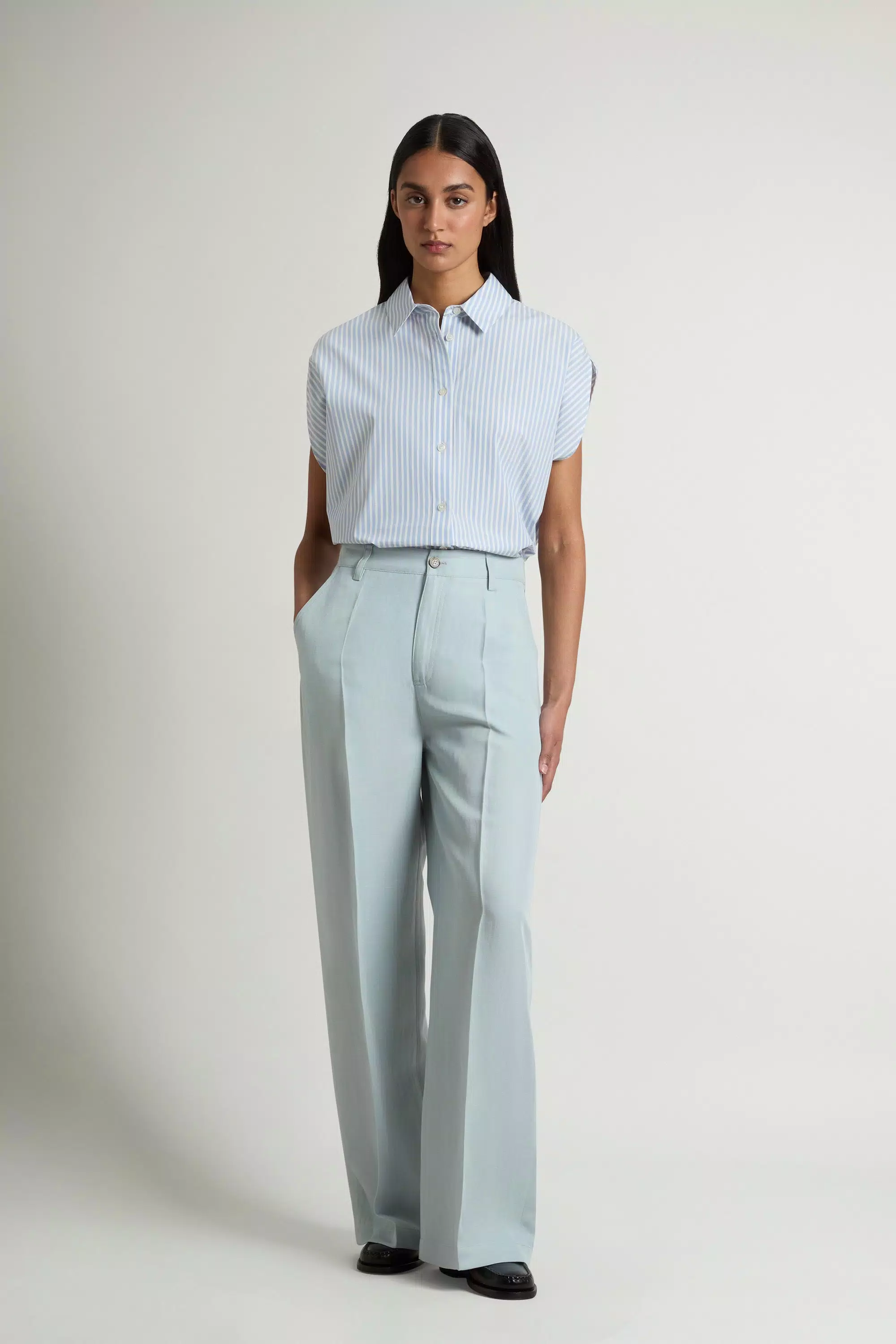 Pantalones de mezcla de lino - Tundra Alpina