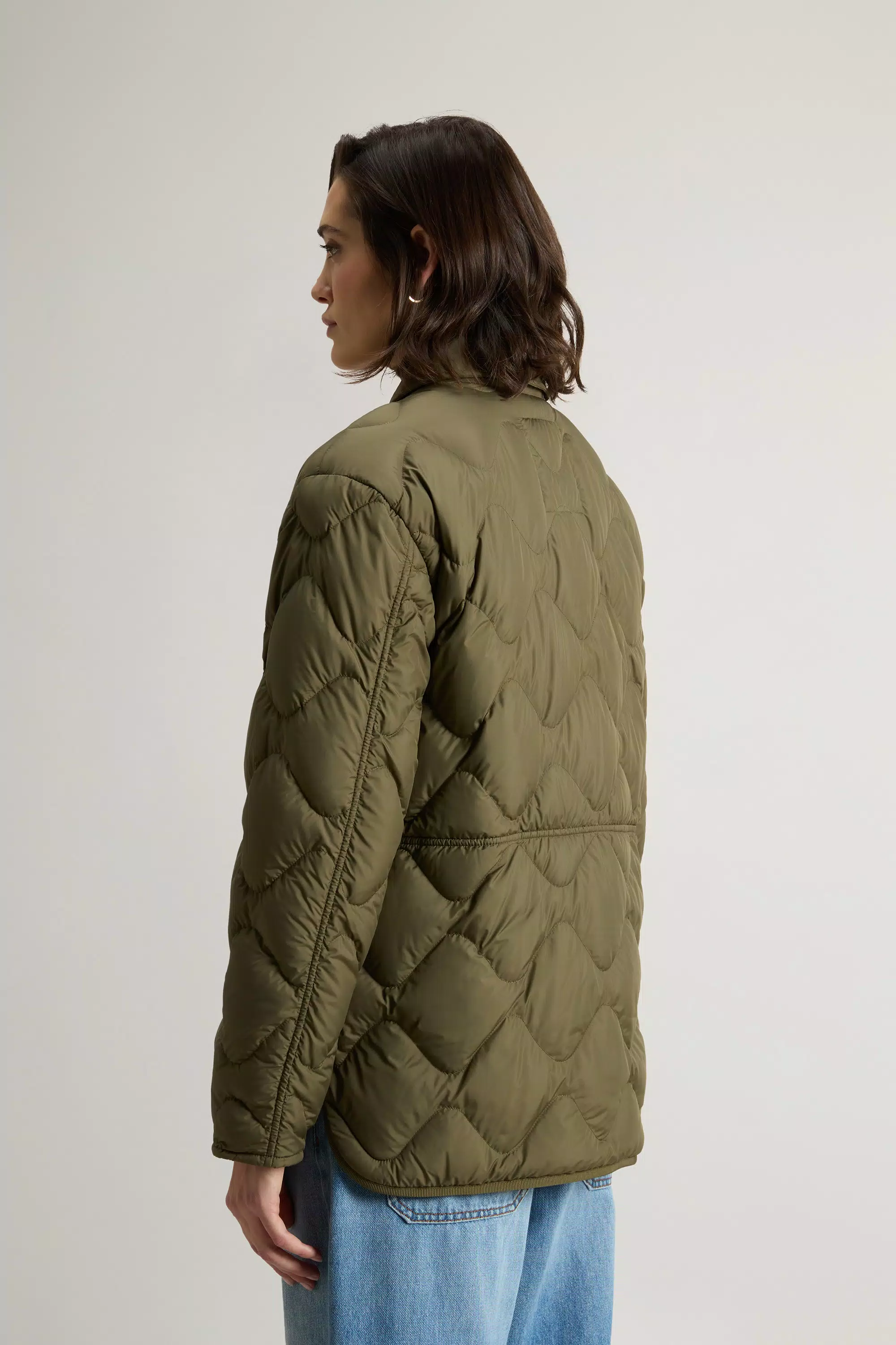 Chaqueta Heritage de microfibra acolchada - Greenstone