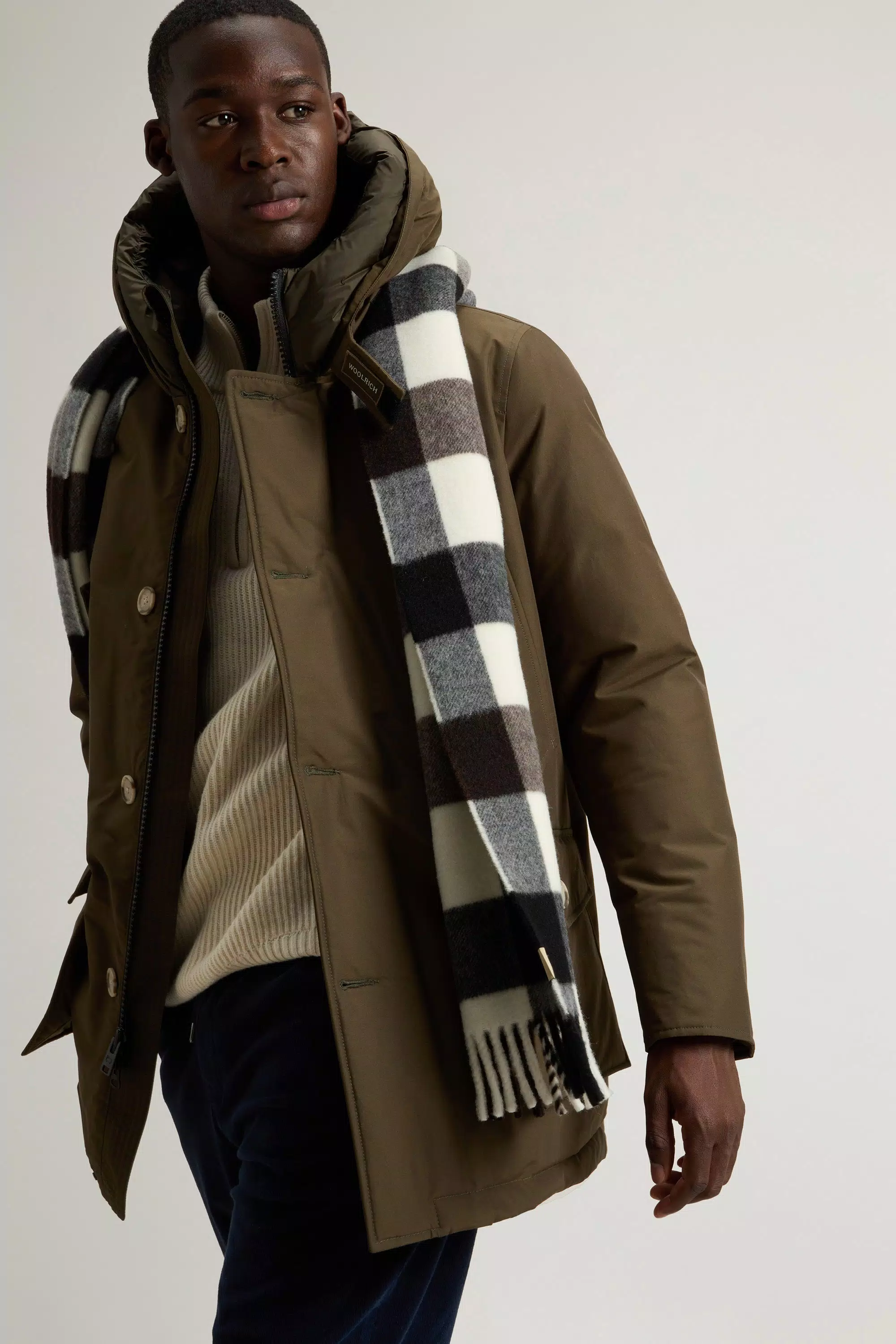 Parka Ártica en Tela Ramar - Verde Oscuro