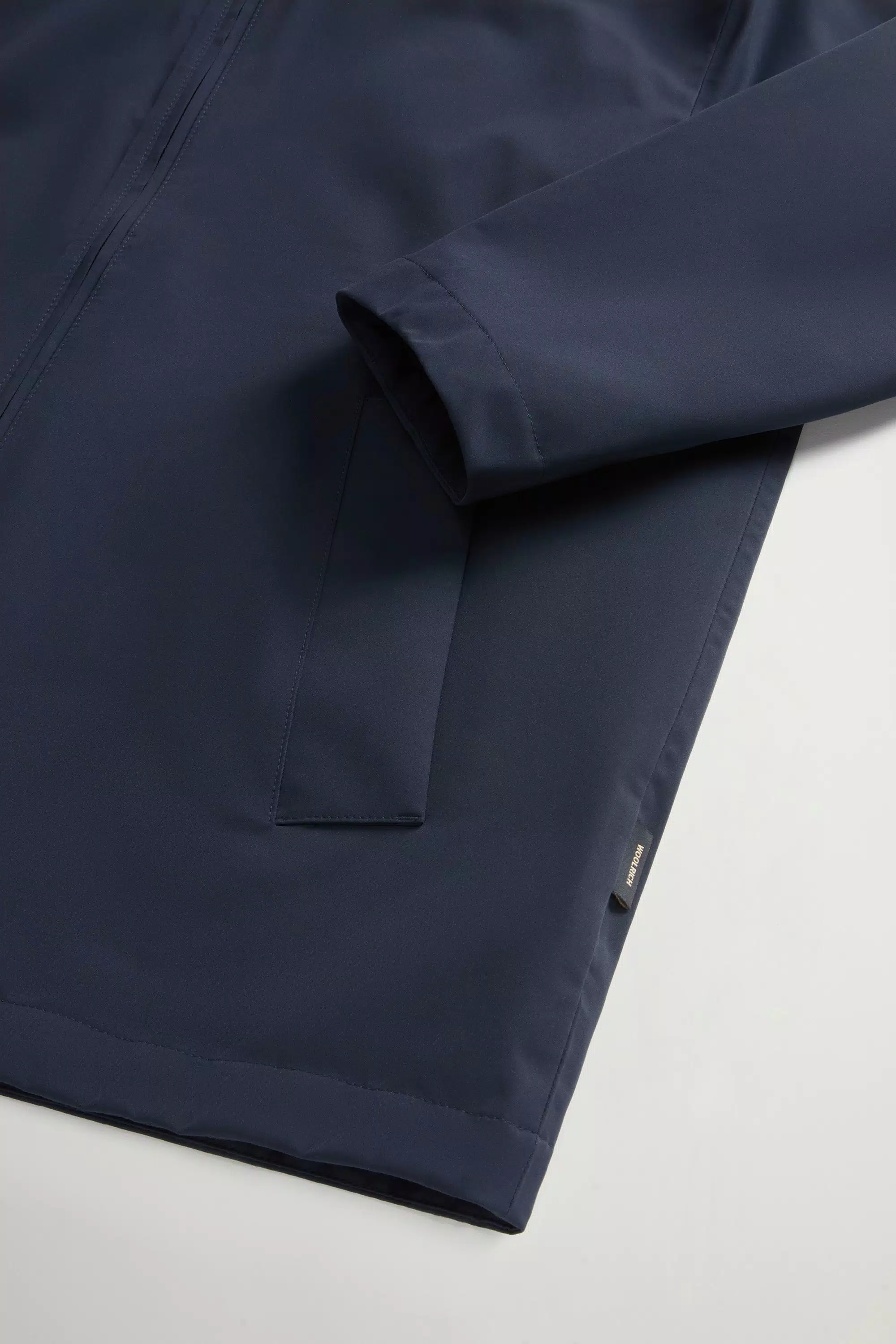 Chaqueta Pacific en tejido de dos capas - Azul Melton