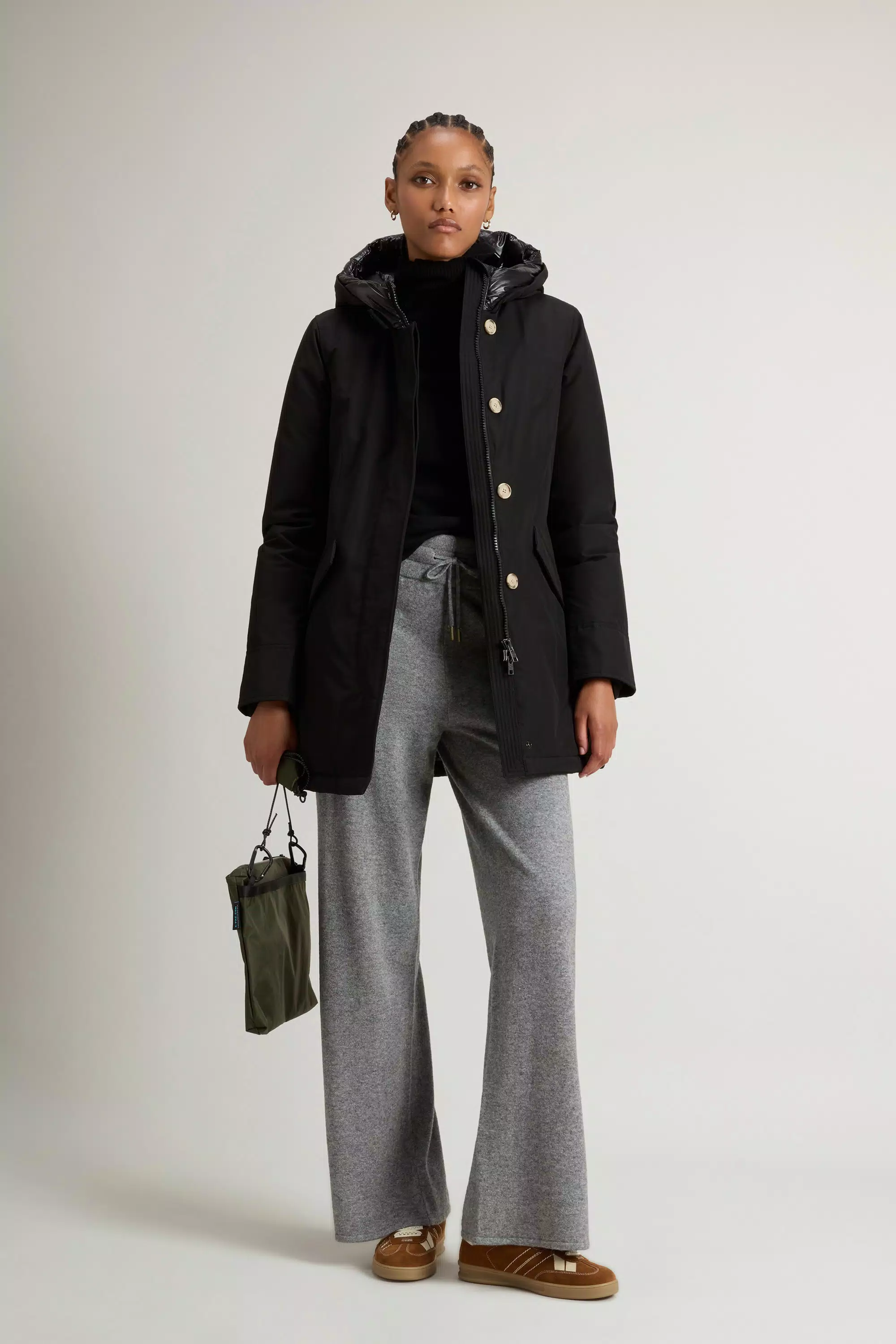 Parka Ártica en tela Ramar - Negro