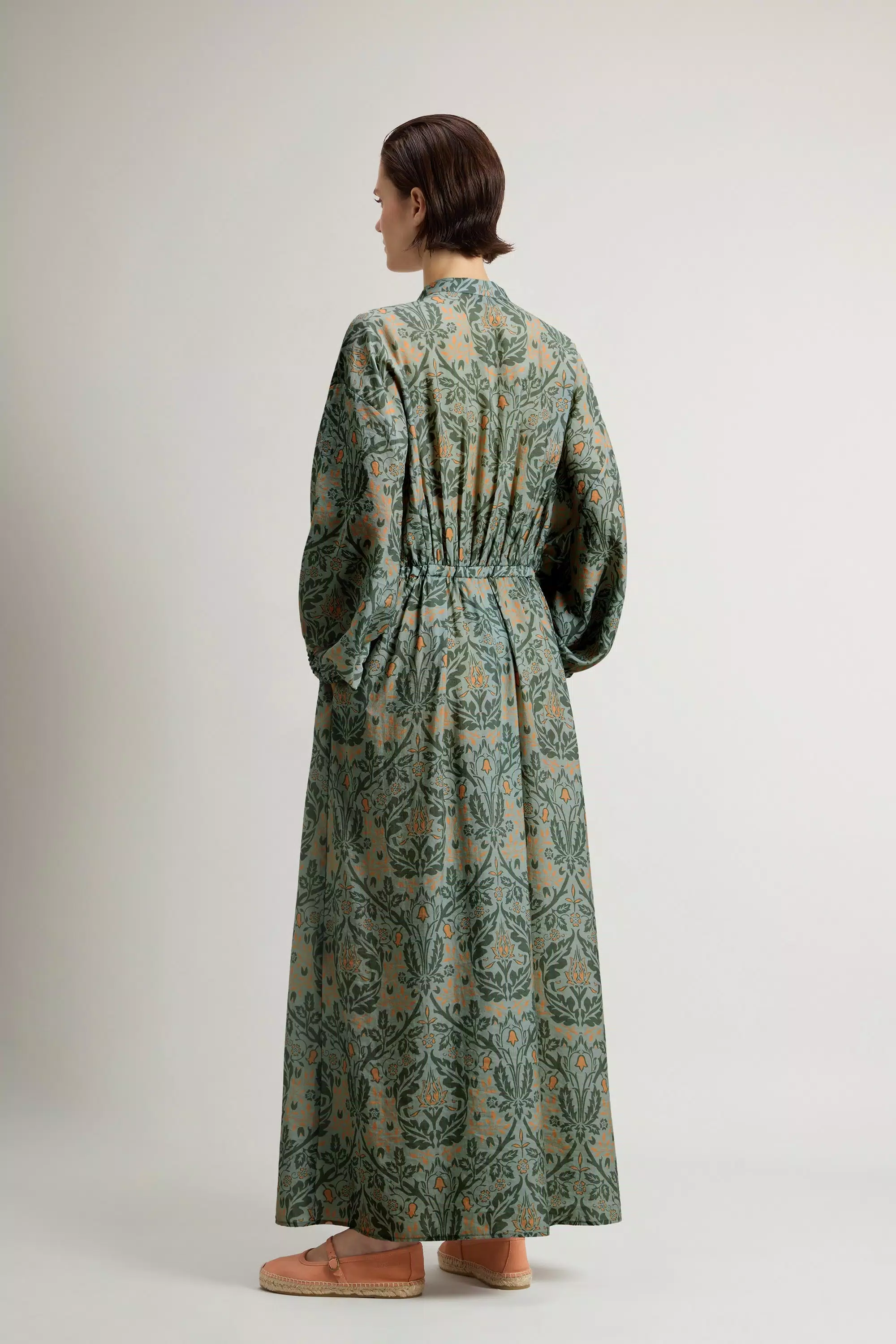 Vestido de Mezcla de Lyocell - Línea Floral Alpino