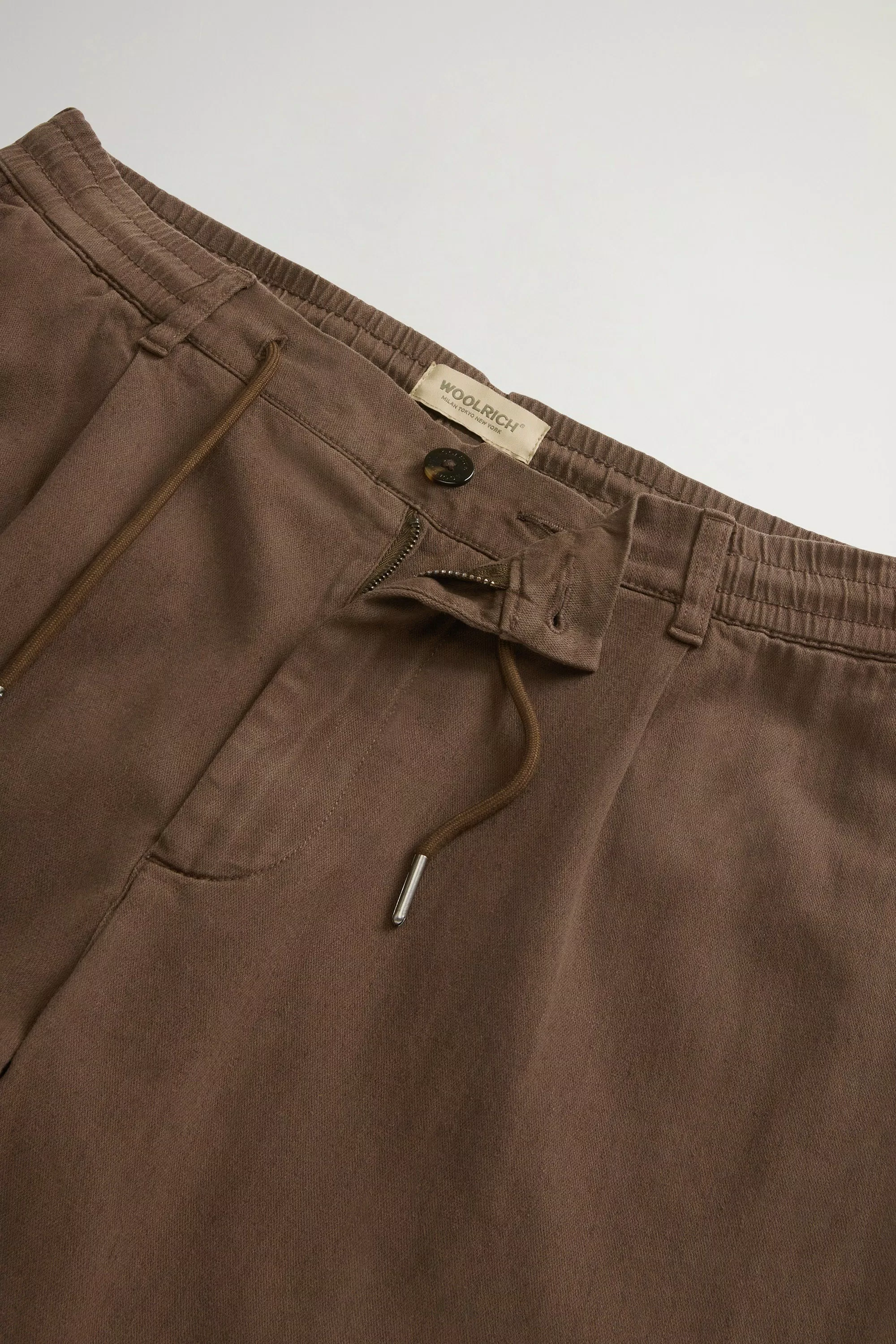 Pantalones Milton teñidos en tejido de algodón y lino - Negro azulado