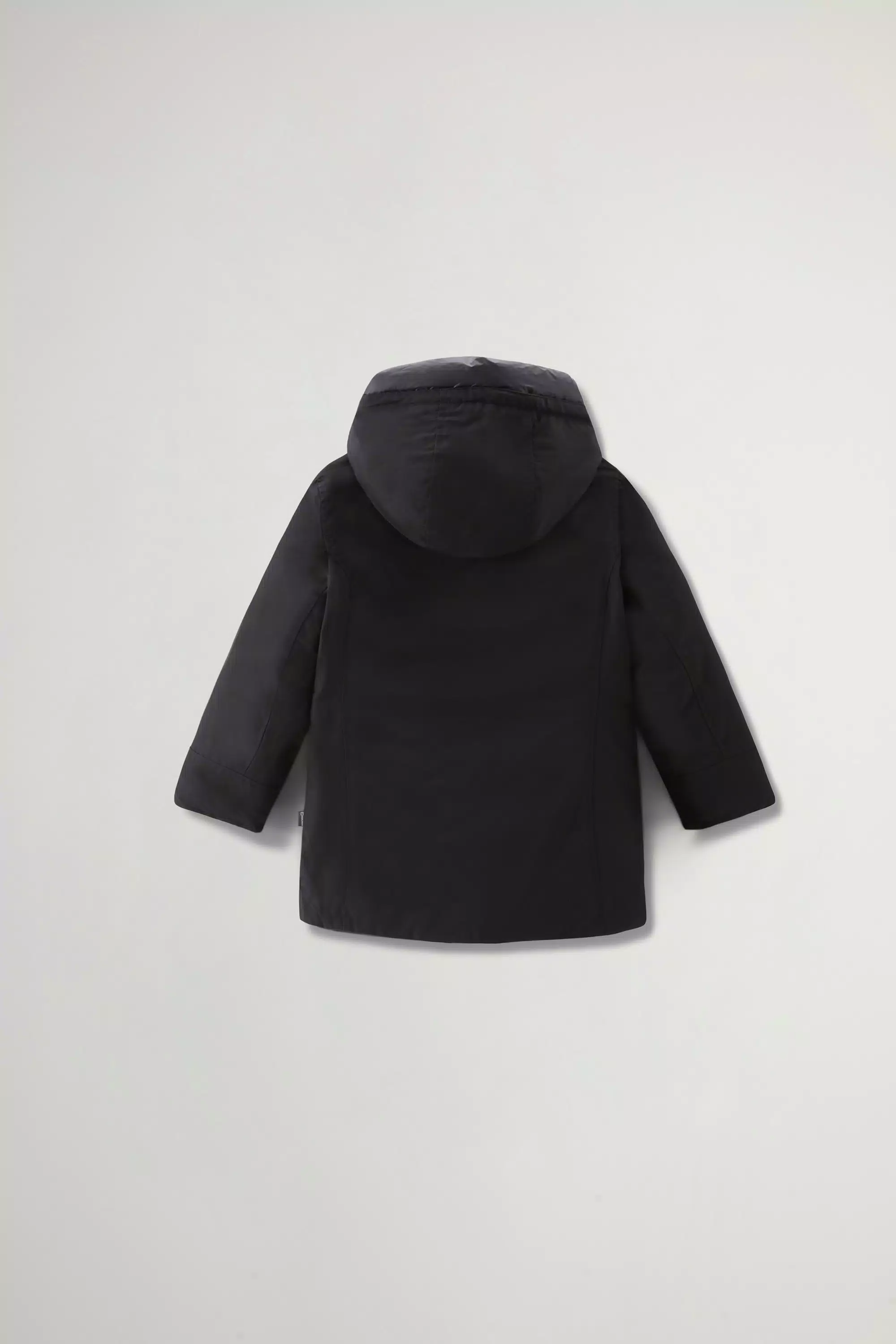 Parka de invierno para niñas en tela Ramar - Negro