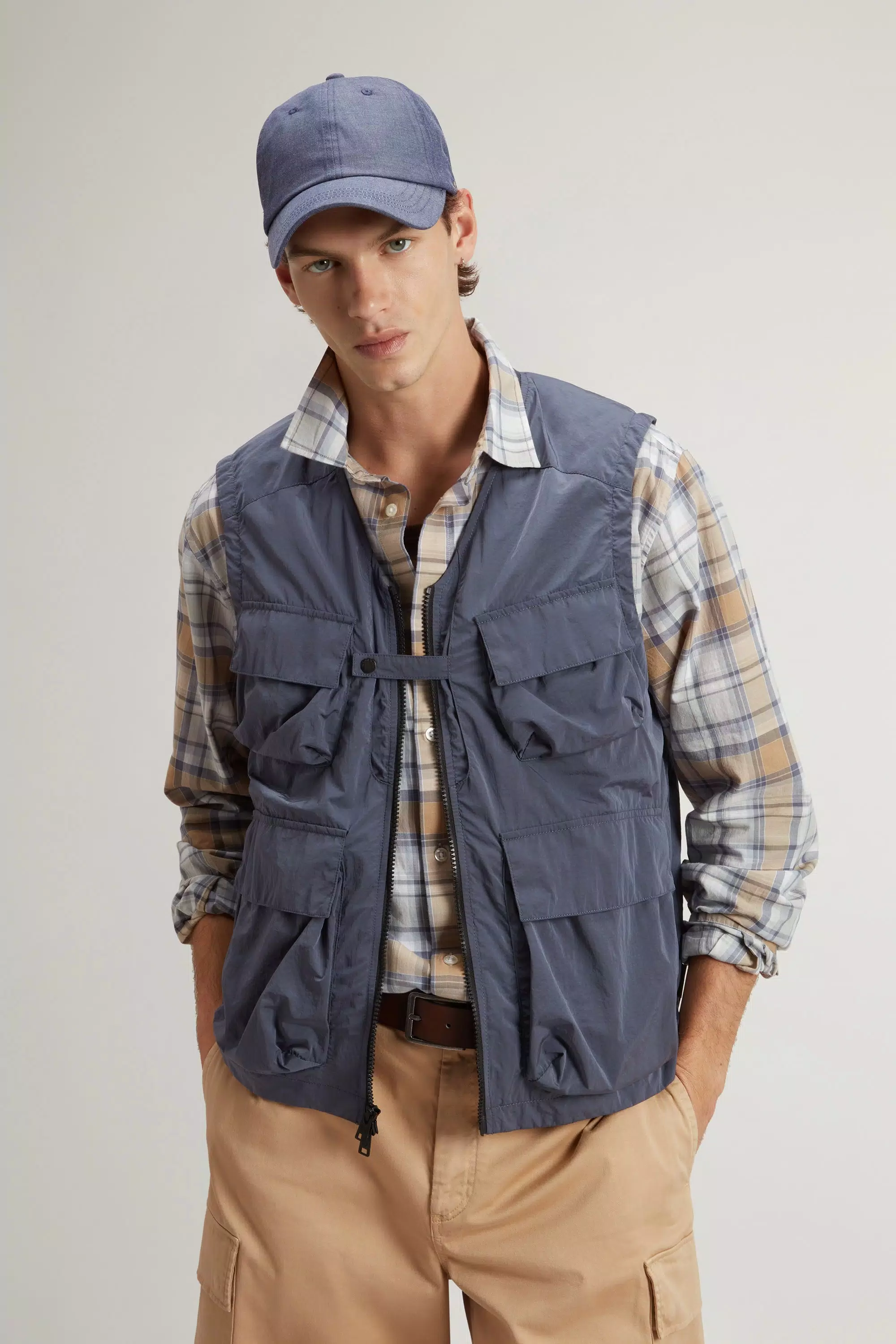 Chaleco de Nylon Olmetex - Grisaille