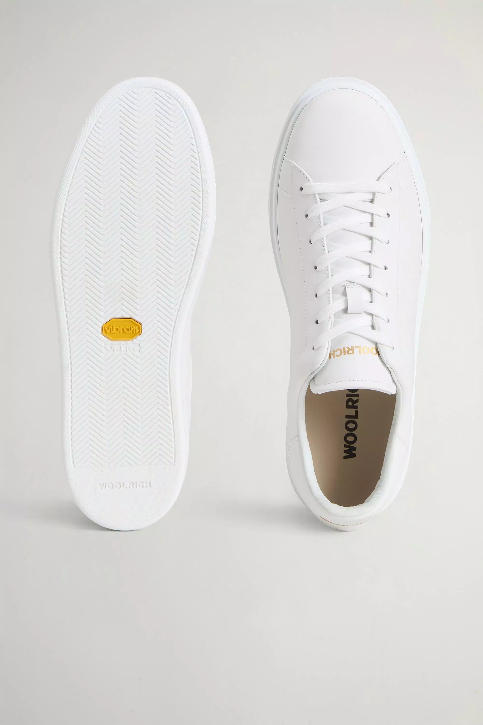 Zapatillas Clásicas de Cuero de Becerro - Blanco Blanco