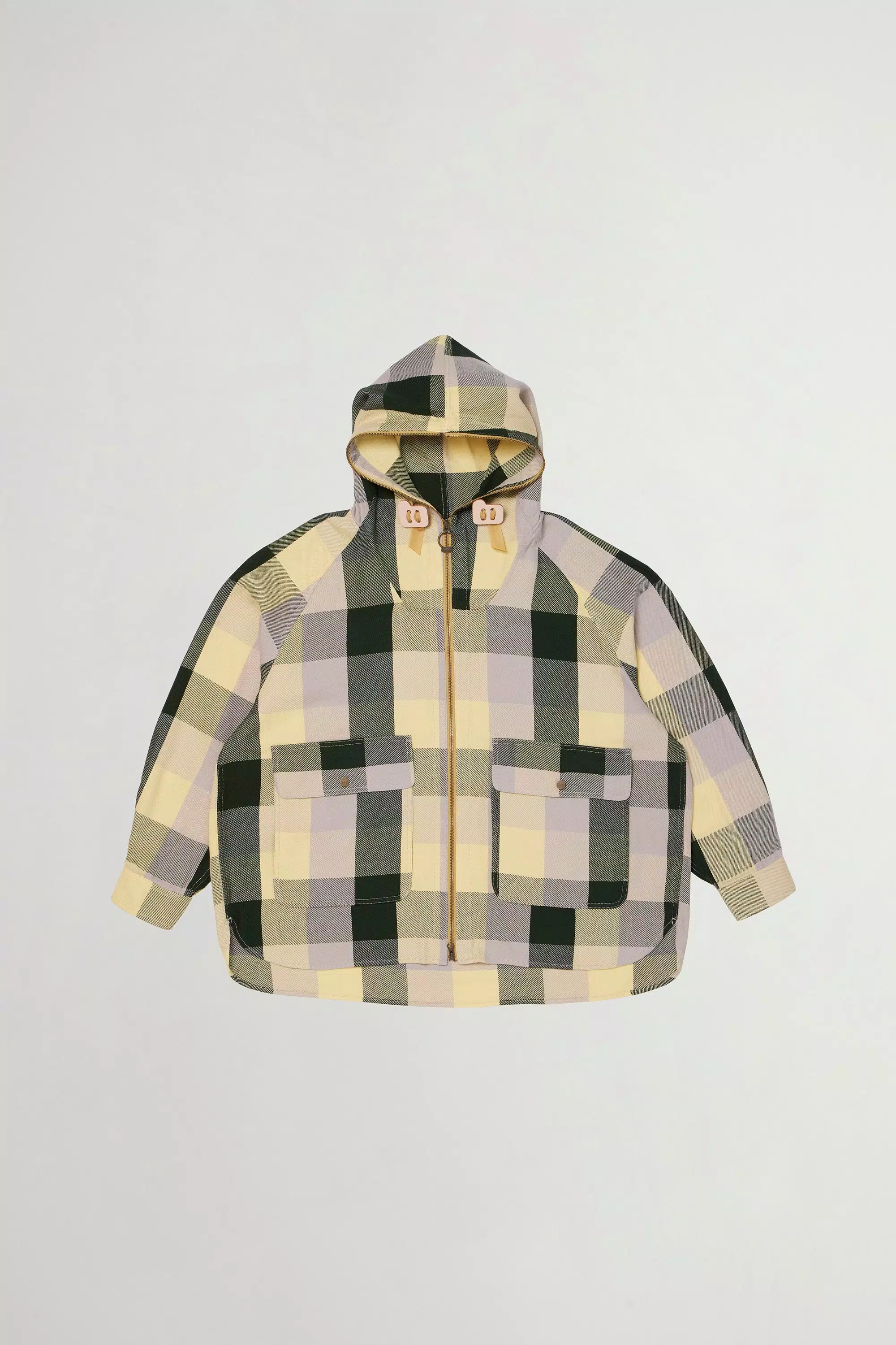 Chaqueta Buffalo de Algodón Puro Estampado - Amarillo