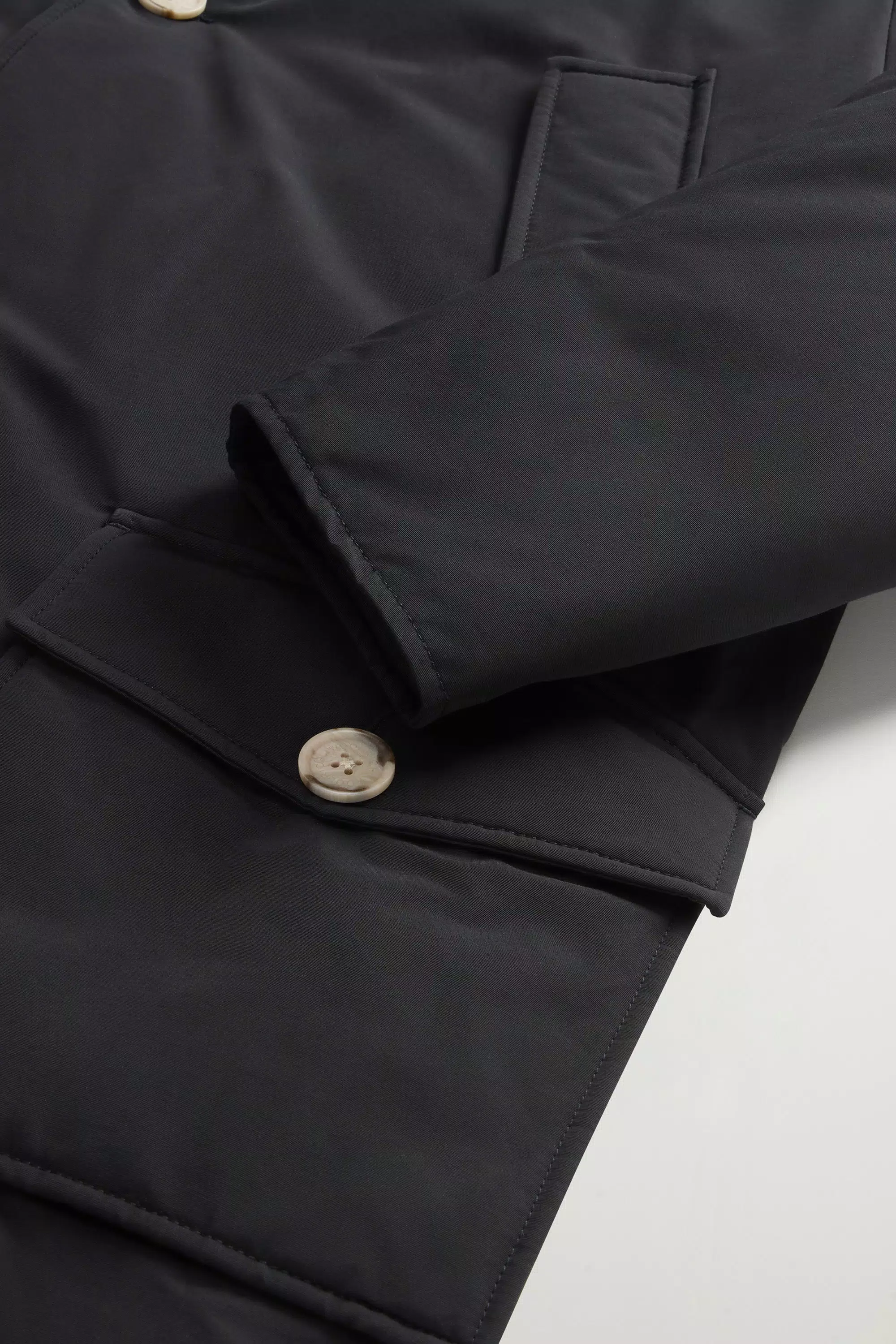 Parka Ártica en Tela Ramar - Negro