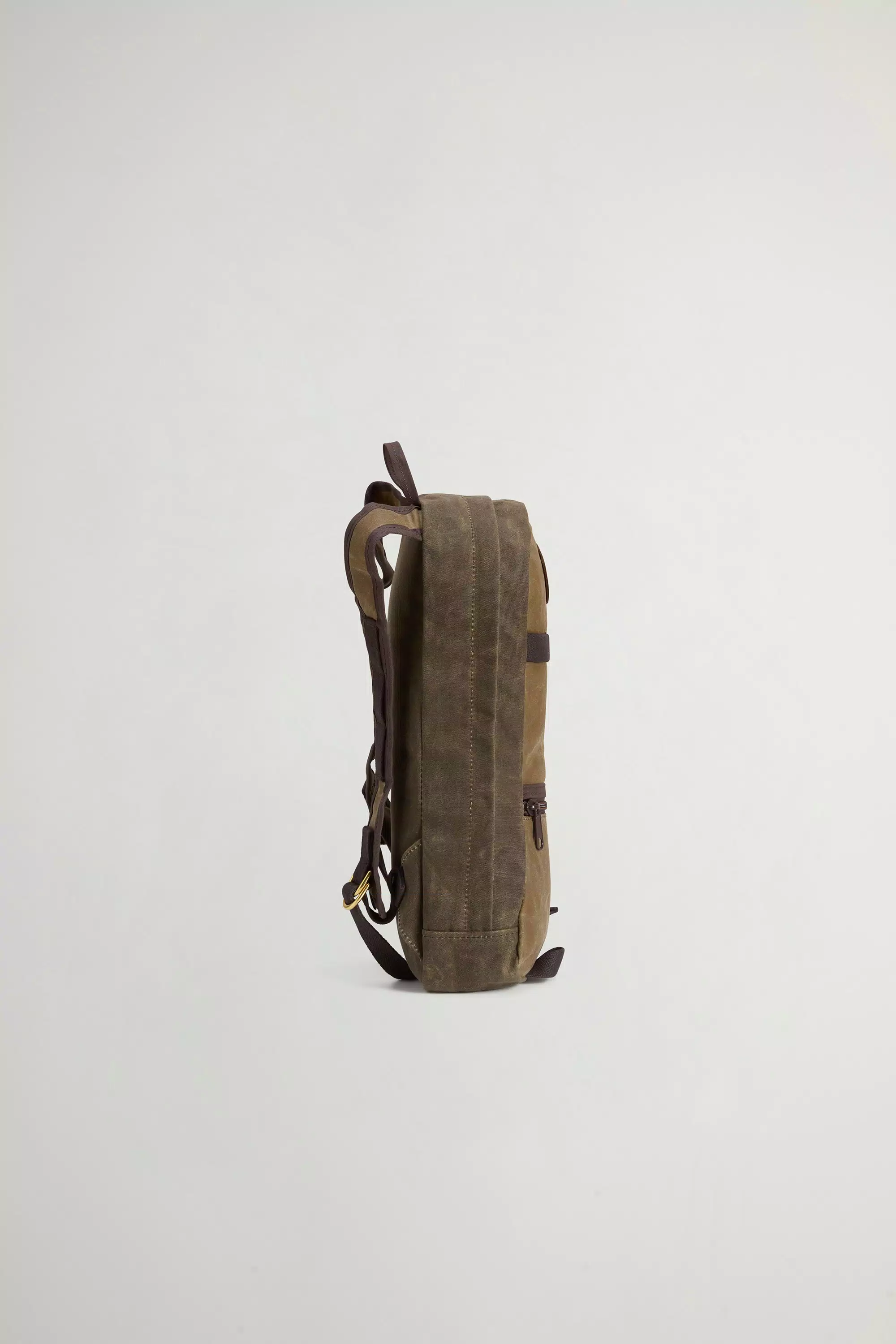 Mochila High Falls en algodón puro encerado - Hierba seca