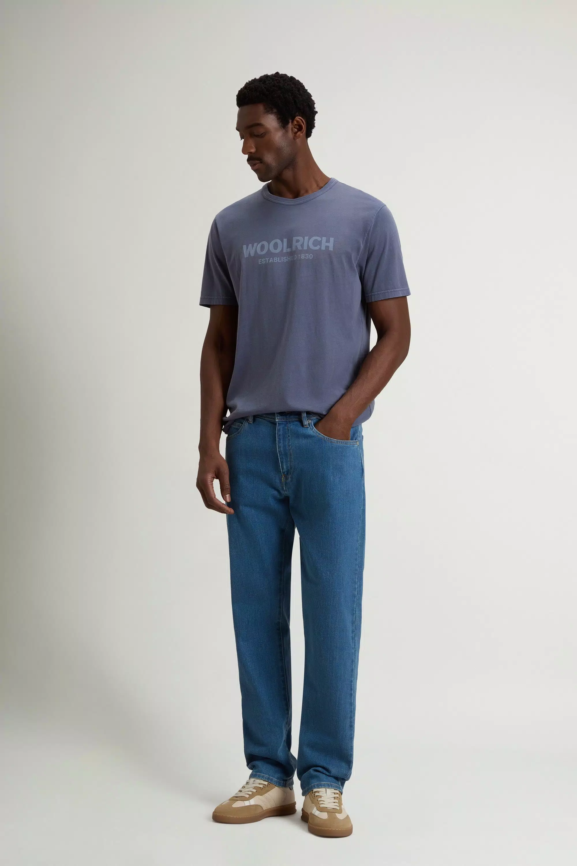Pantalones vaqueros elásticos - Azul claro