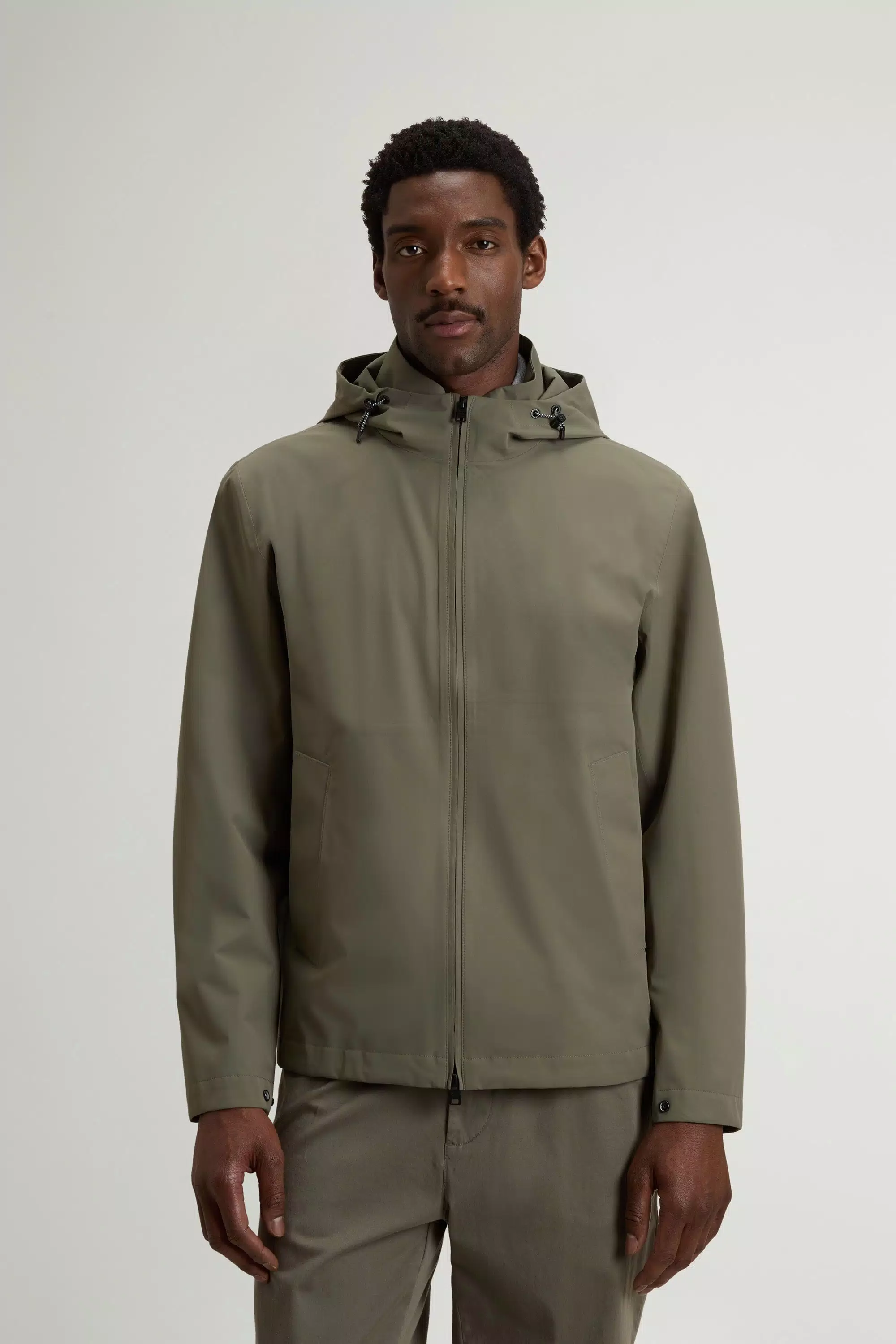 Chaqueta Pacific en tejido de dos capas - Oliva humeante