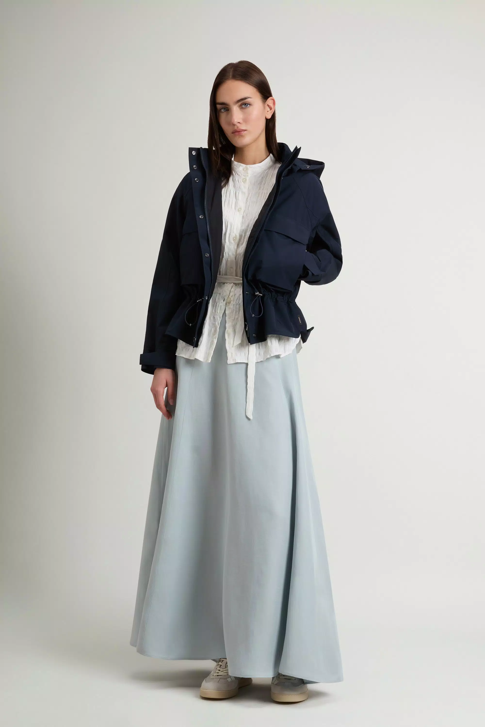 Chaqueta en tejido WINDSTOPPER de GORE-TEX LABS - Azul Melton