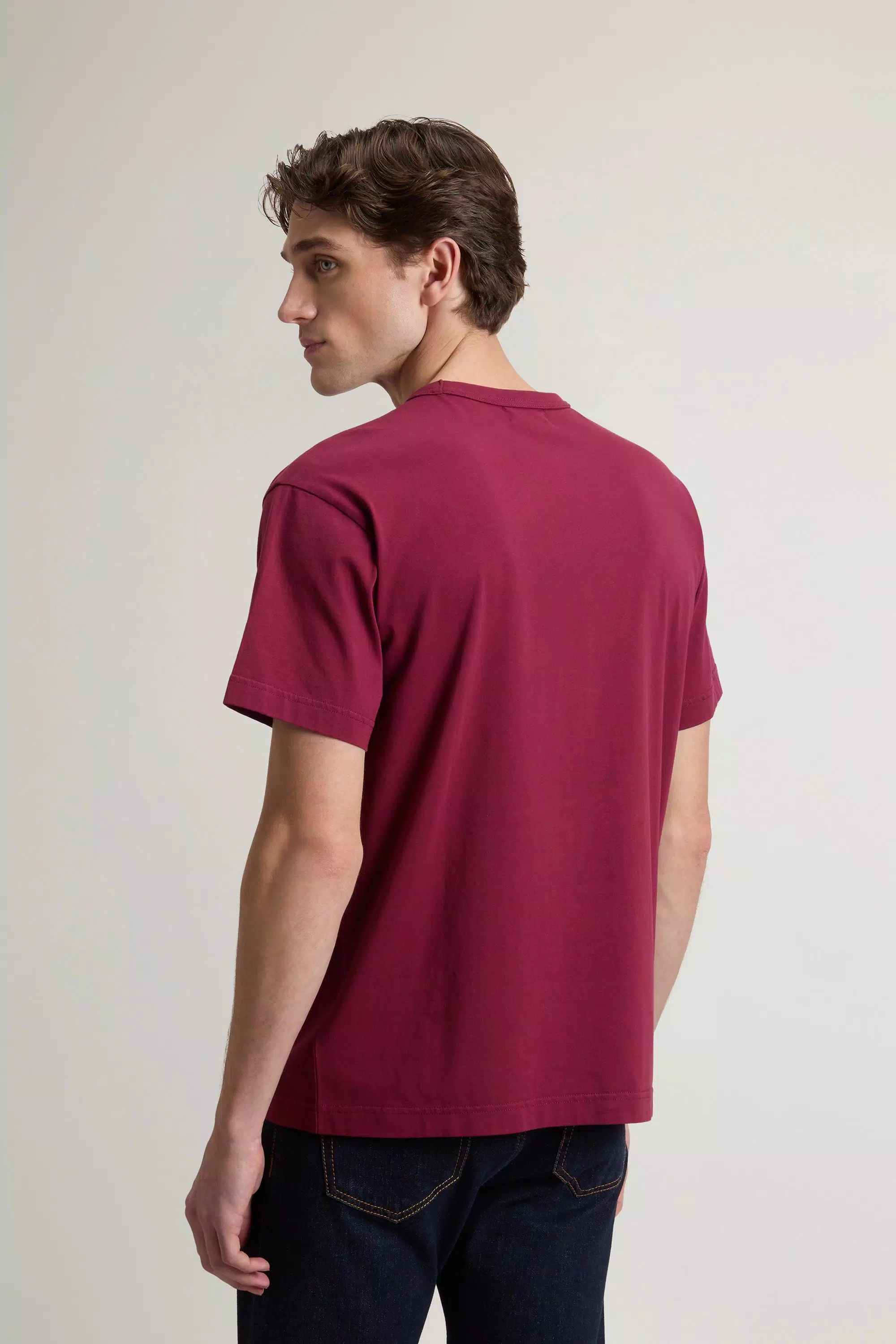 Camiseta de Algodón Puro con Logotipo - Rododendro