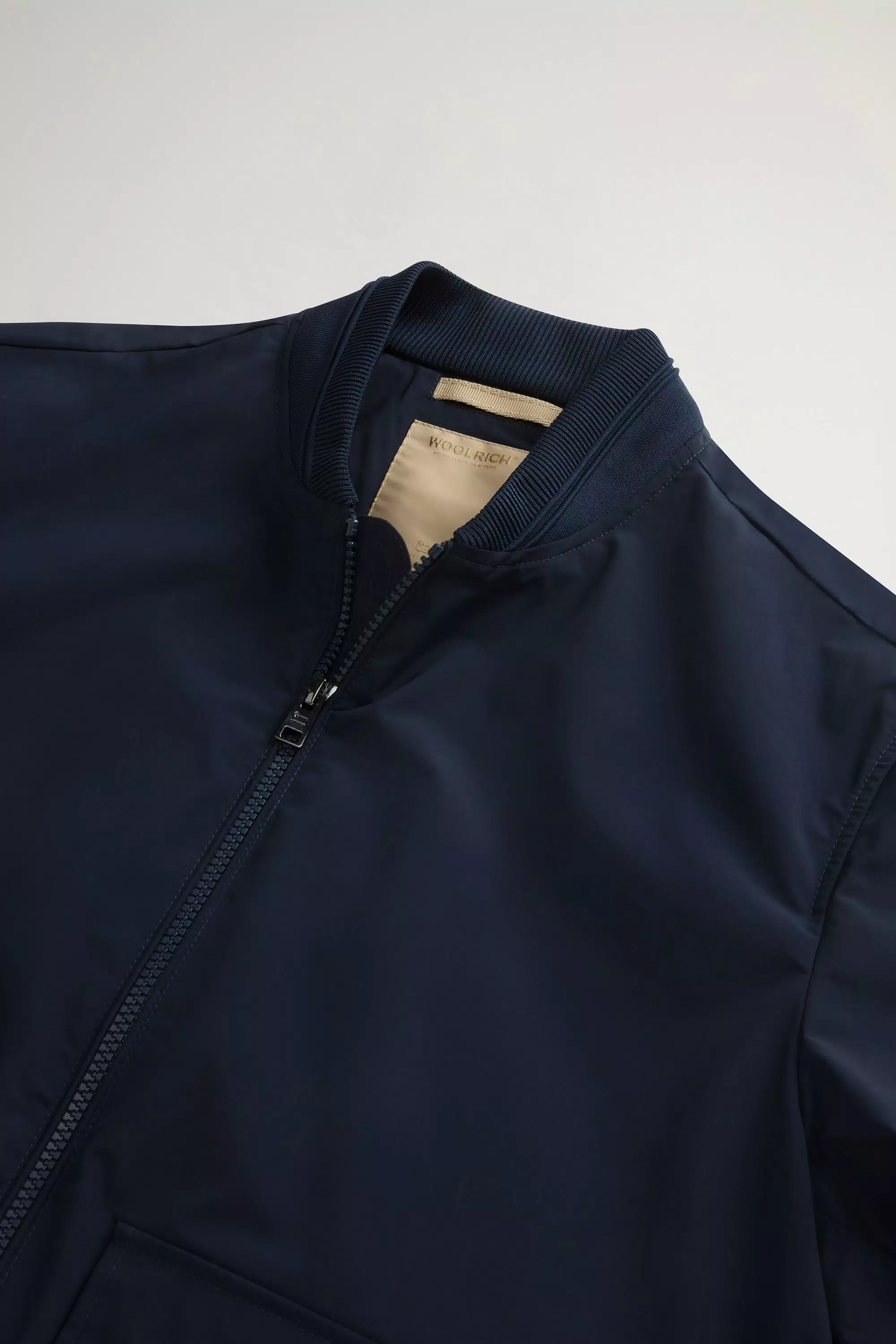 Chaqueta bomber Wesley en tejido Urban Touch - Azul Melton