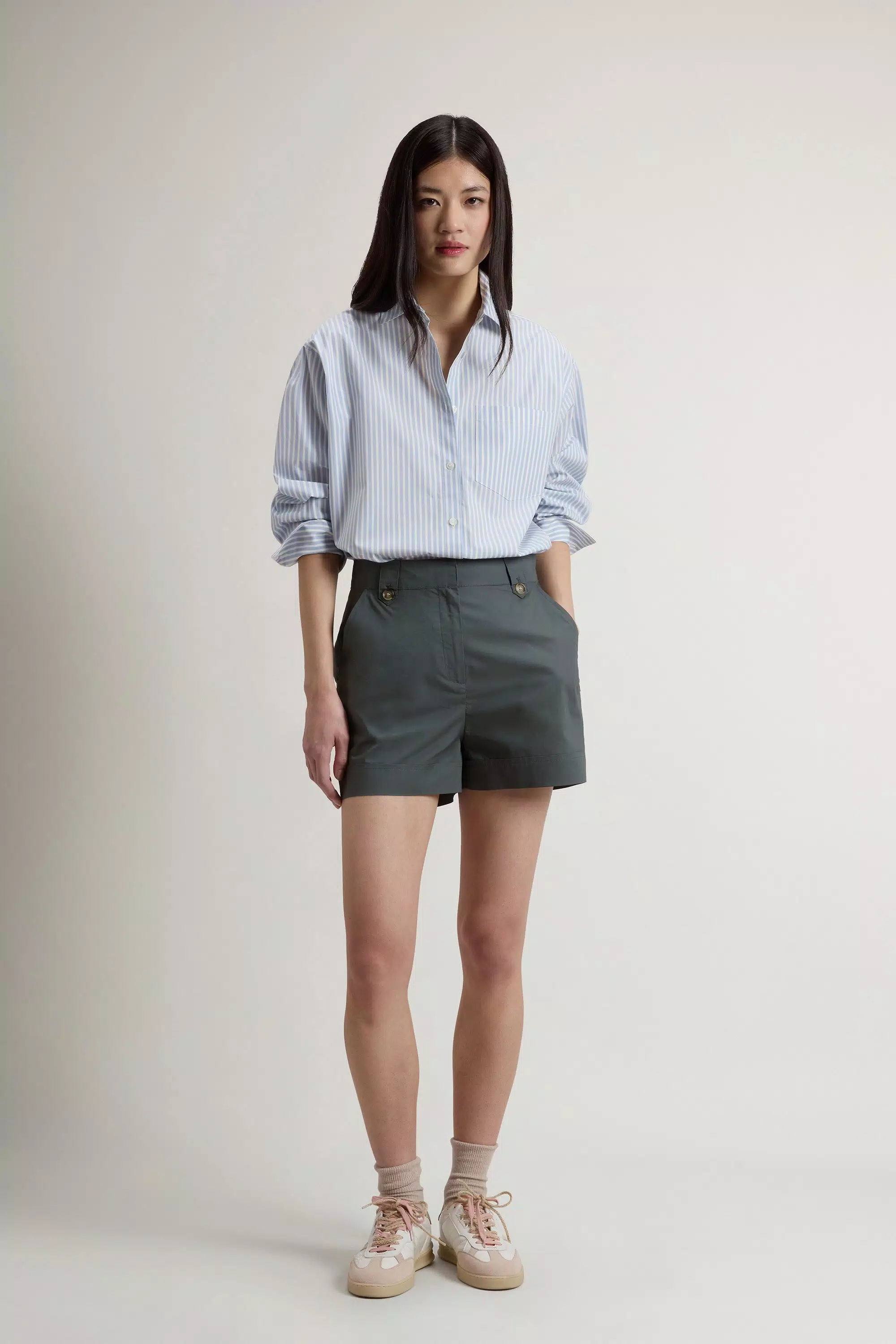 Pantalones Cortos de Popelín de Algodón Puro - Velos de Bosque