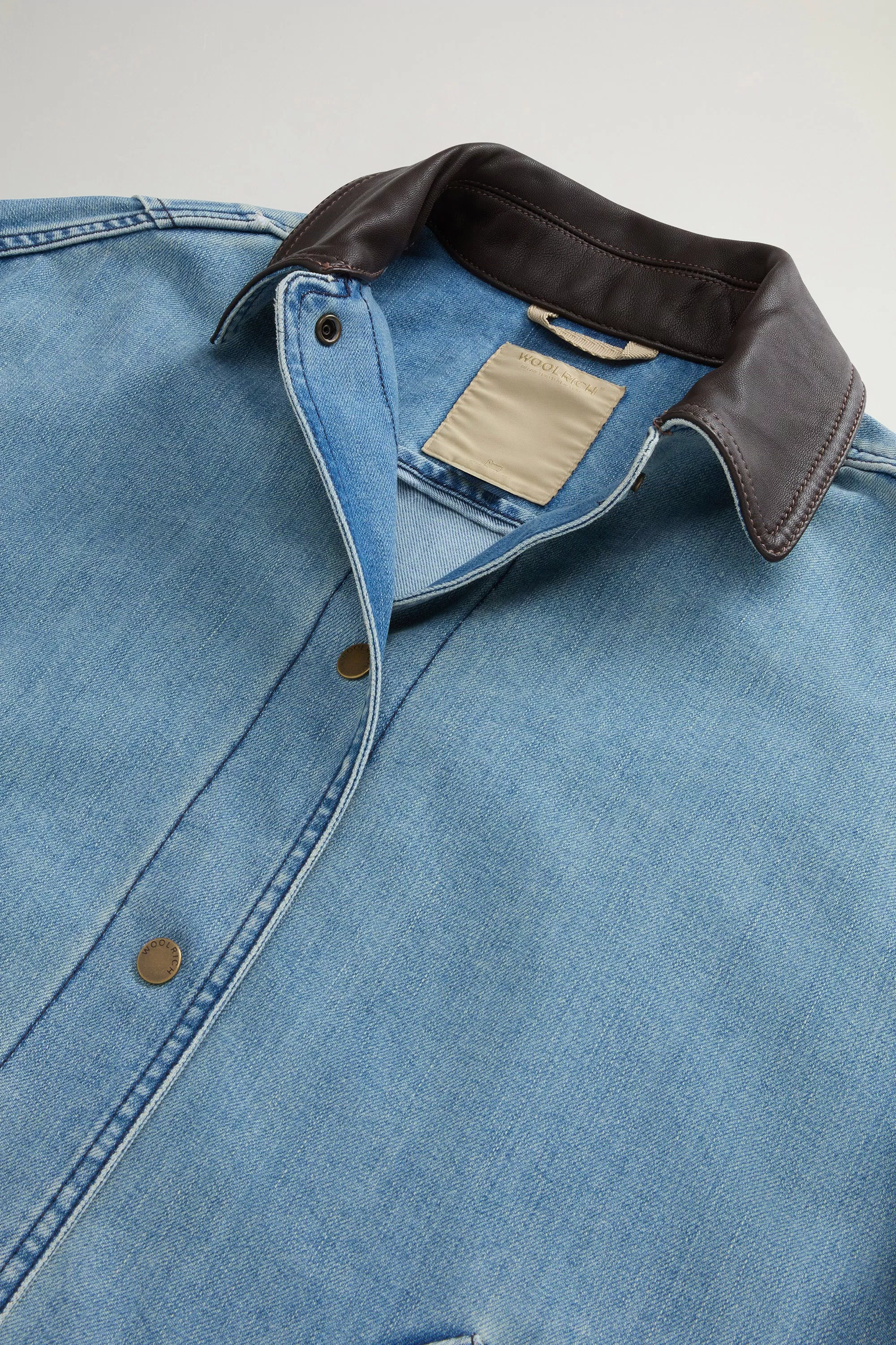 Chaqueta Barn en mezcla de algodón Kodenshi - Azul claro