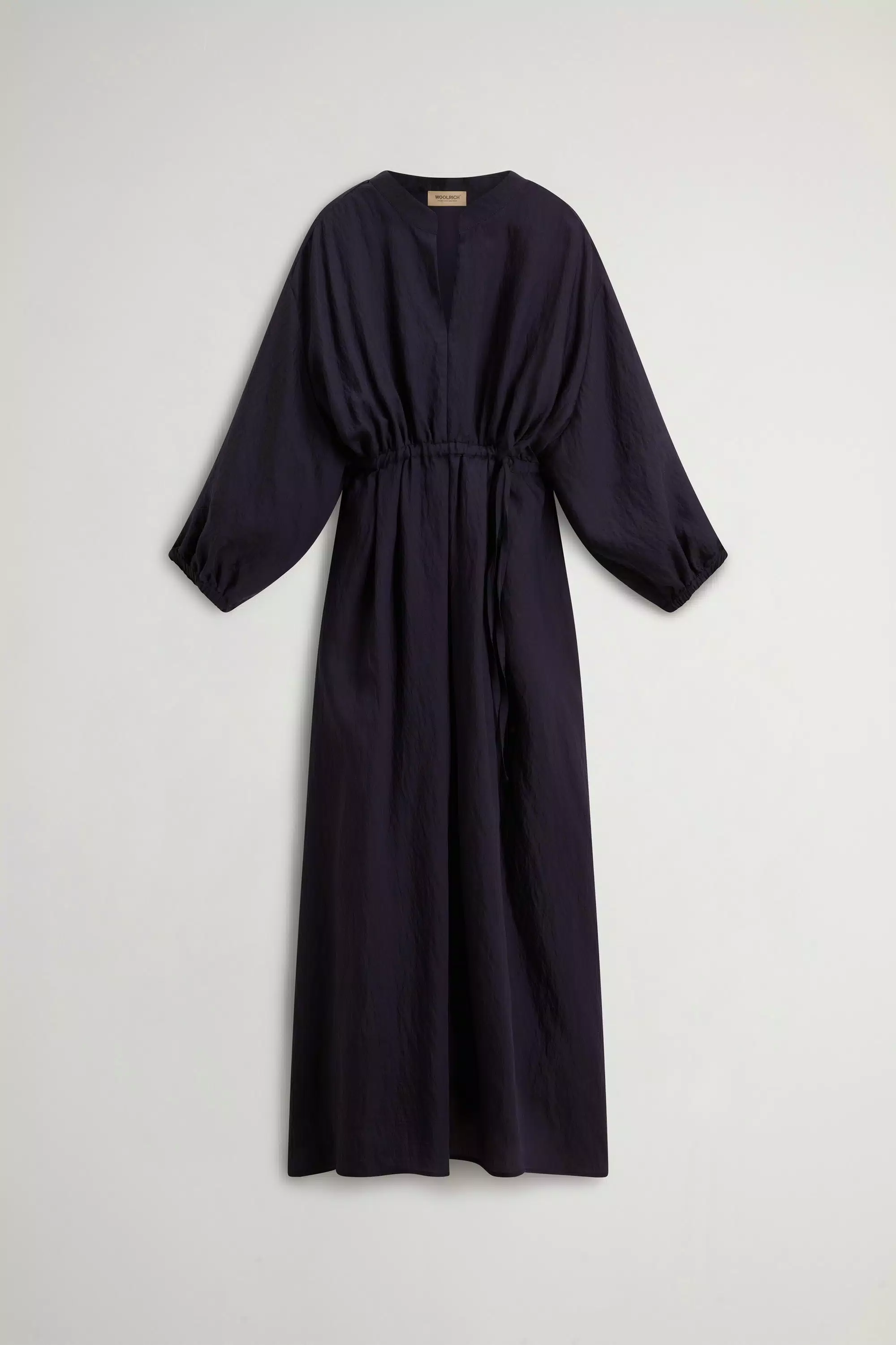 Vestido de Mezcla de Lyocell - Azul Melton