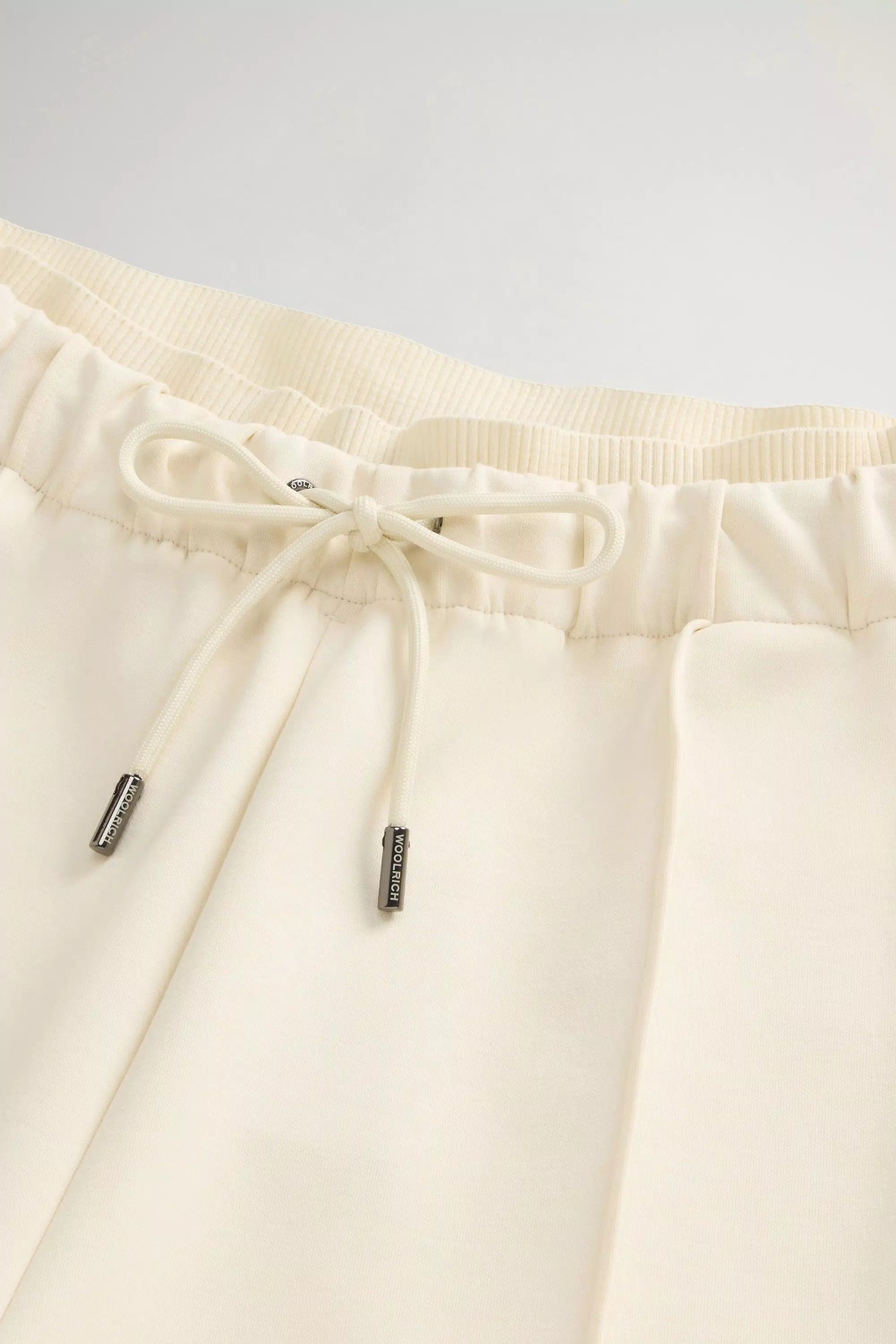Pantalones de interlock de mezcla de algodón - Crema lechosa