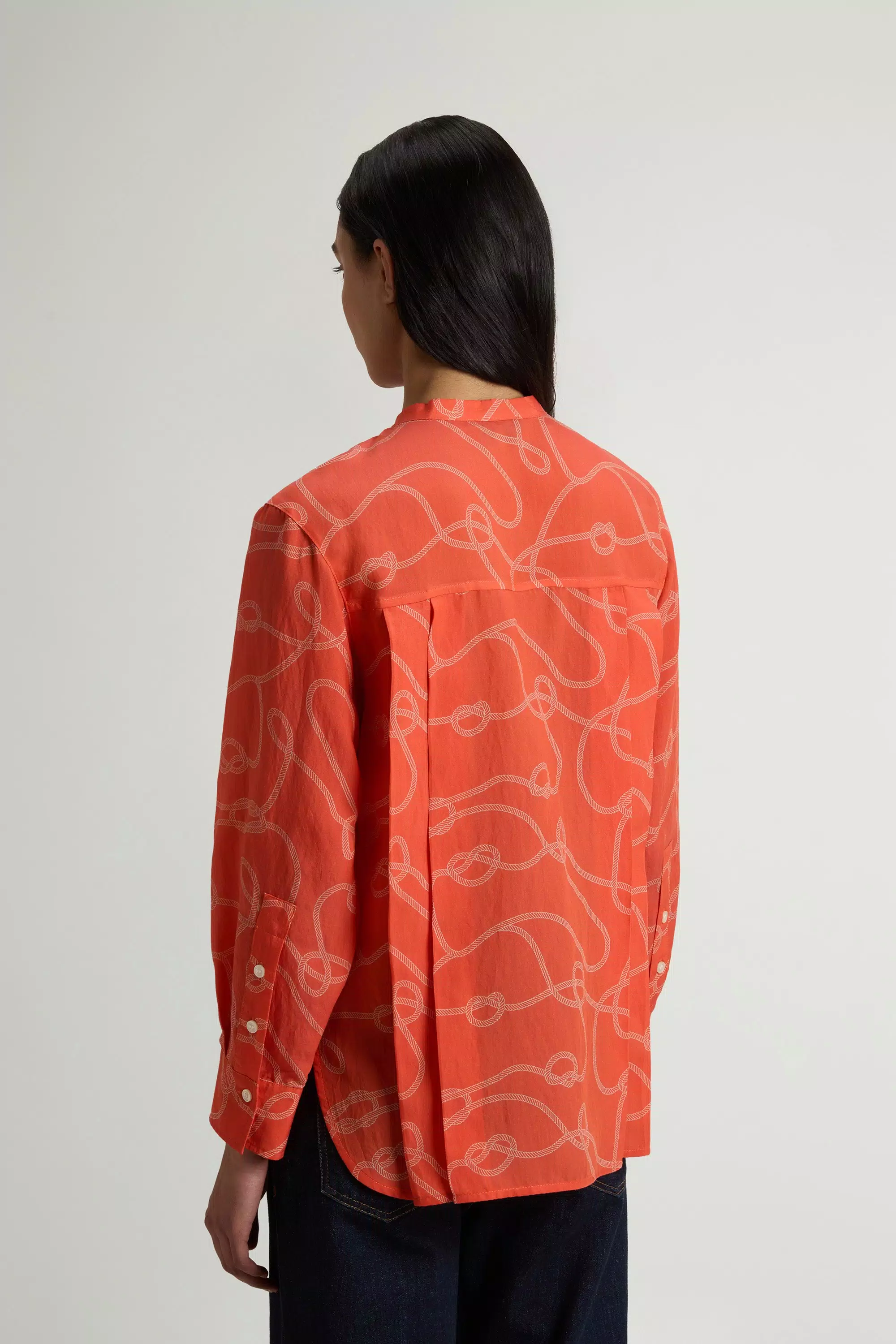 Camisa de mezcla de Lycocel - Cuerda Pimentón