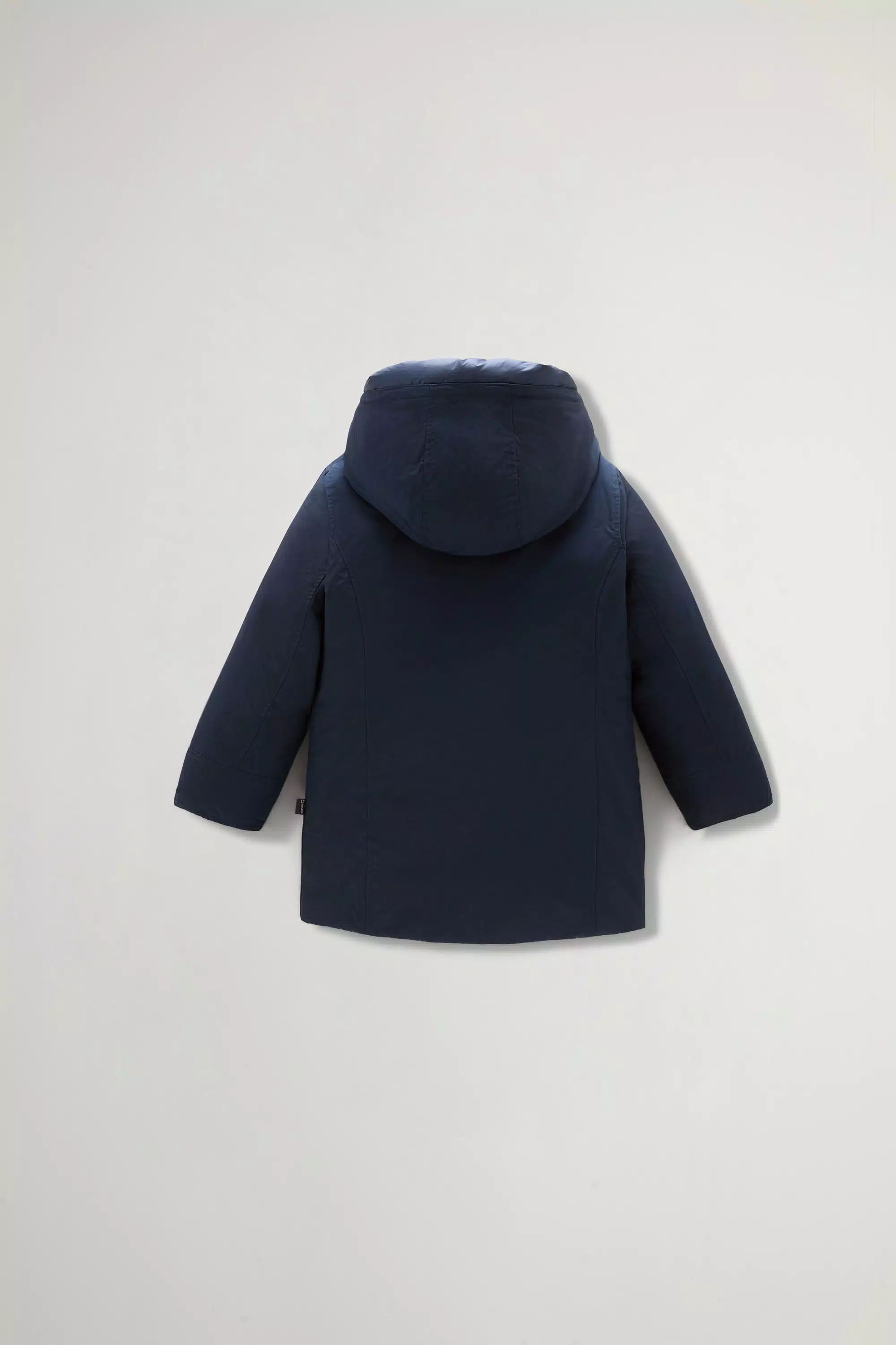 Parka de invierno para niñas en tela Ramar - Azul Melton
