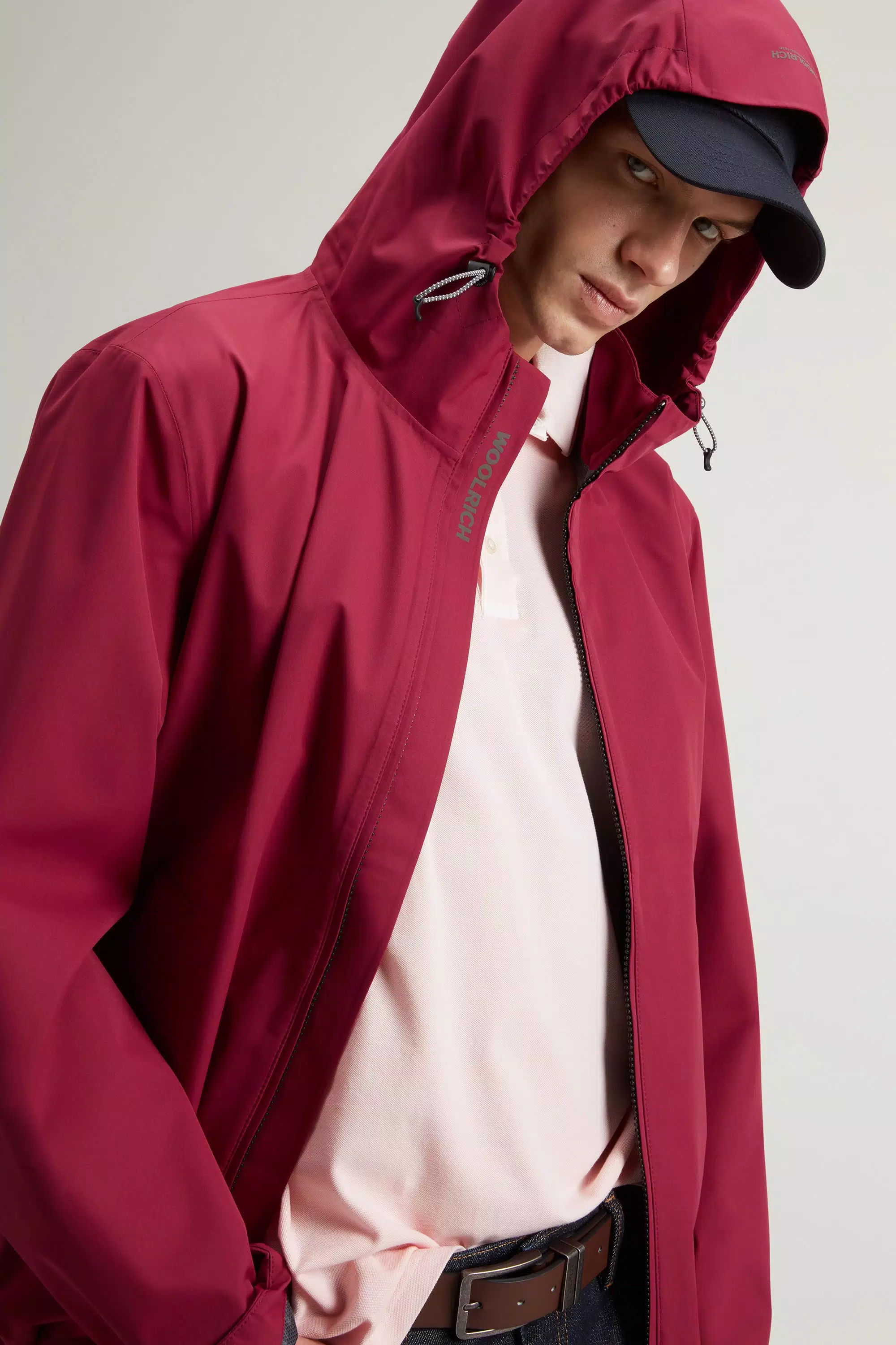 Chaqueta Pacific en tejido de dos capas - Rododendro