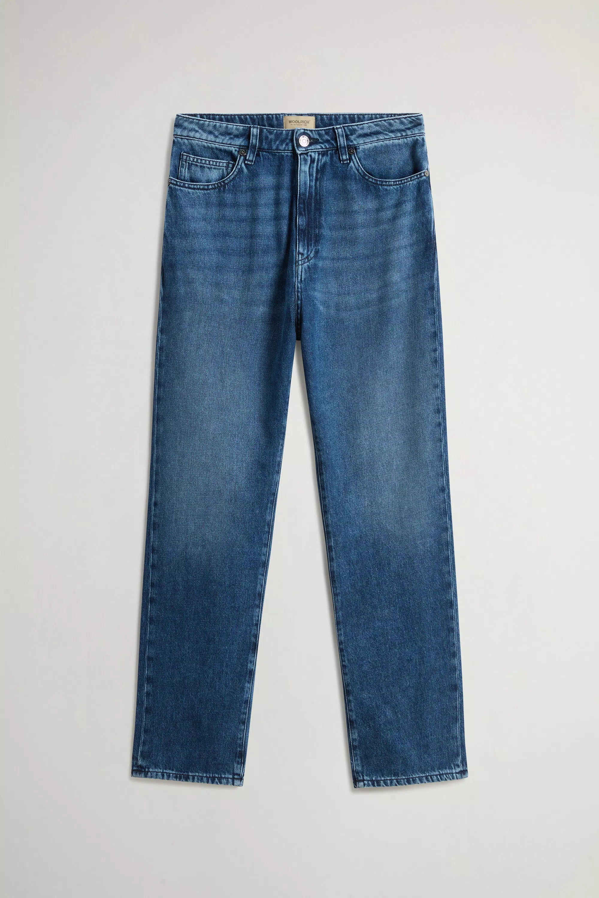 Pantalones de mezclilla de algodón puro - Azul Melton