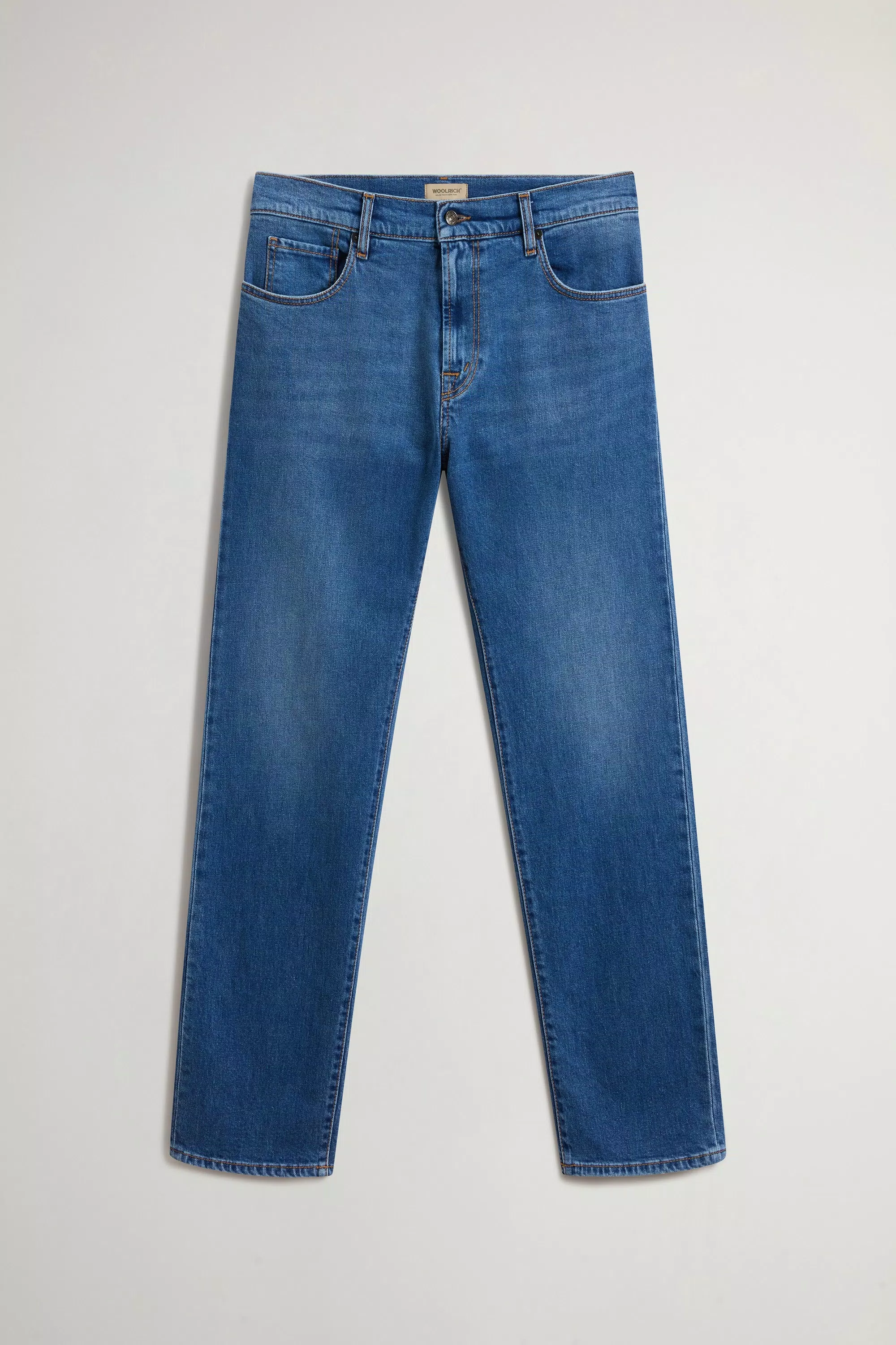 Pantalones vaqueros de cinco bolsillos en denim de algodón elastizado - Lavado piedra