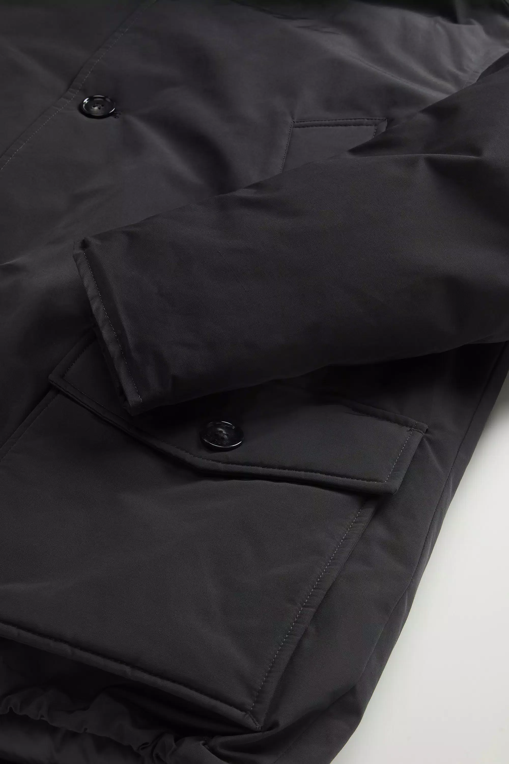 Anorak Ártico en Tela Ramar - Negro