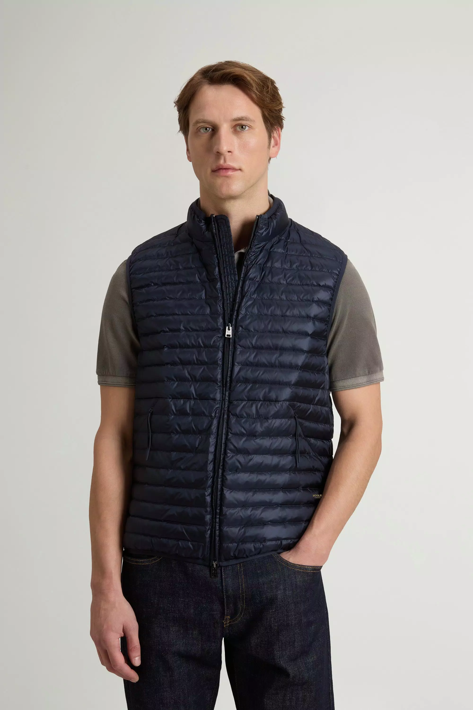Chaleco acolchado Allen en nylon ripstop - Azul Melton