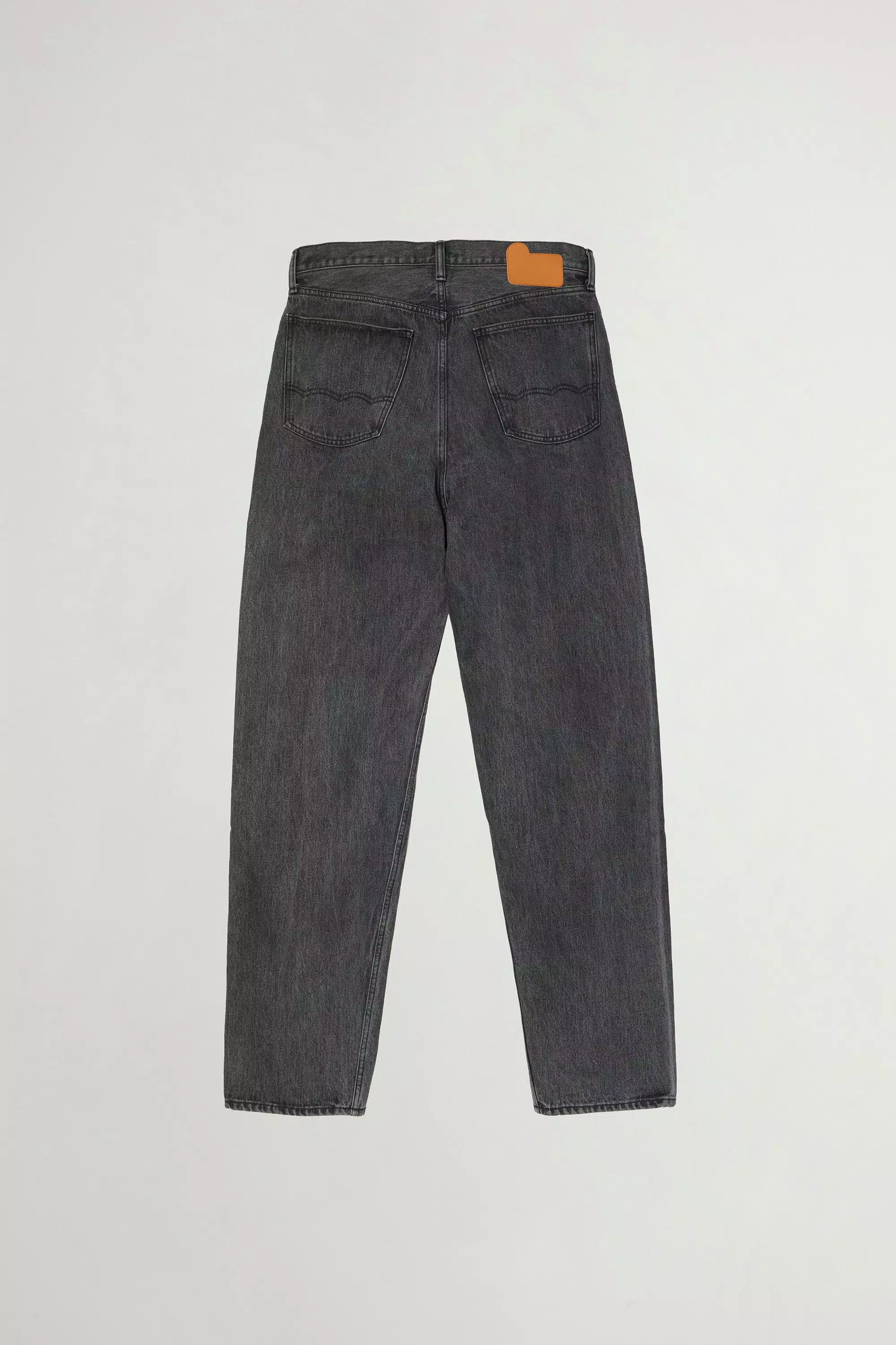 Pantalones de 5 bolsillos en denim de algodón puro - Gris