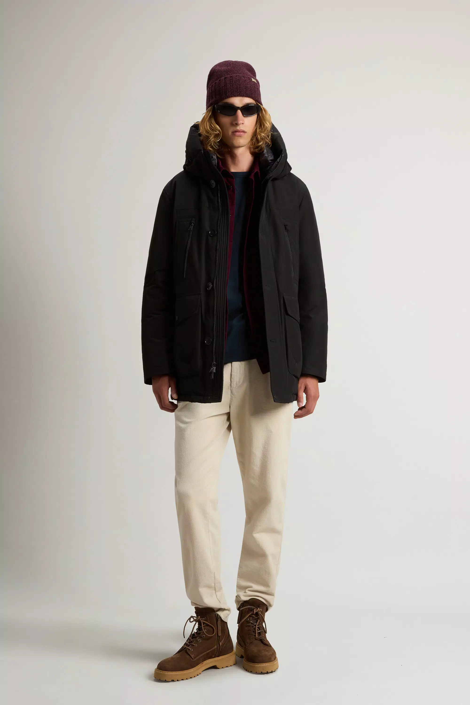 Parka Ártica Evolution en Tela Ramar - Negro